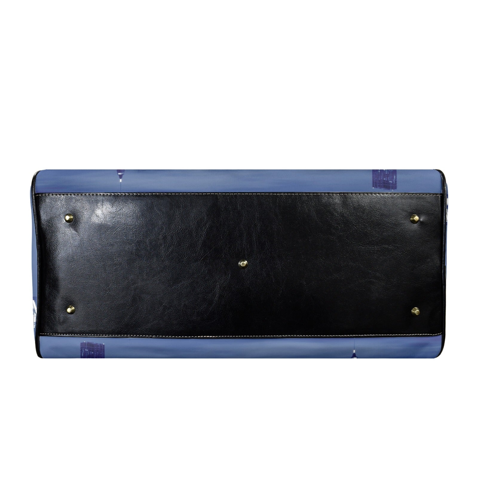 New York Cityscape - Taken Custom Travel Bag-Large (Black Short Patch)(Model 1735)
