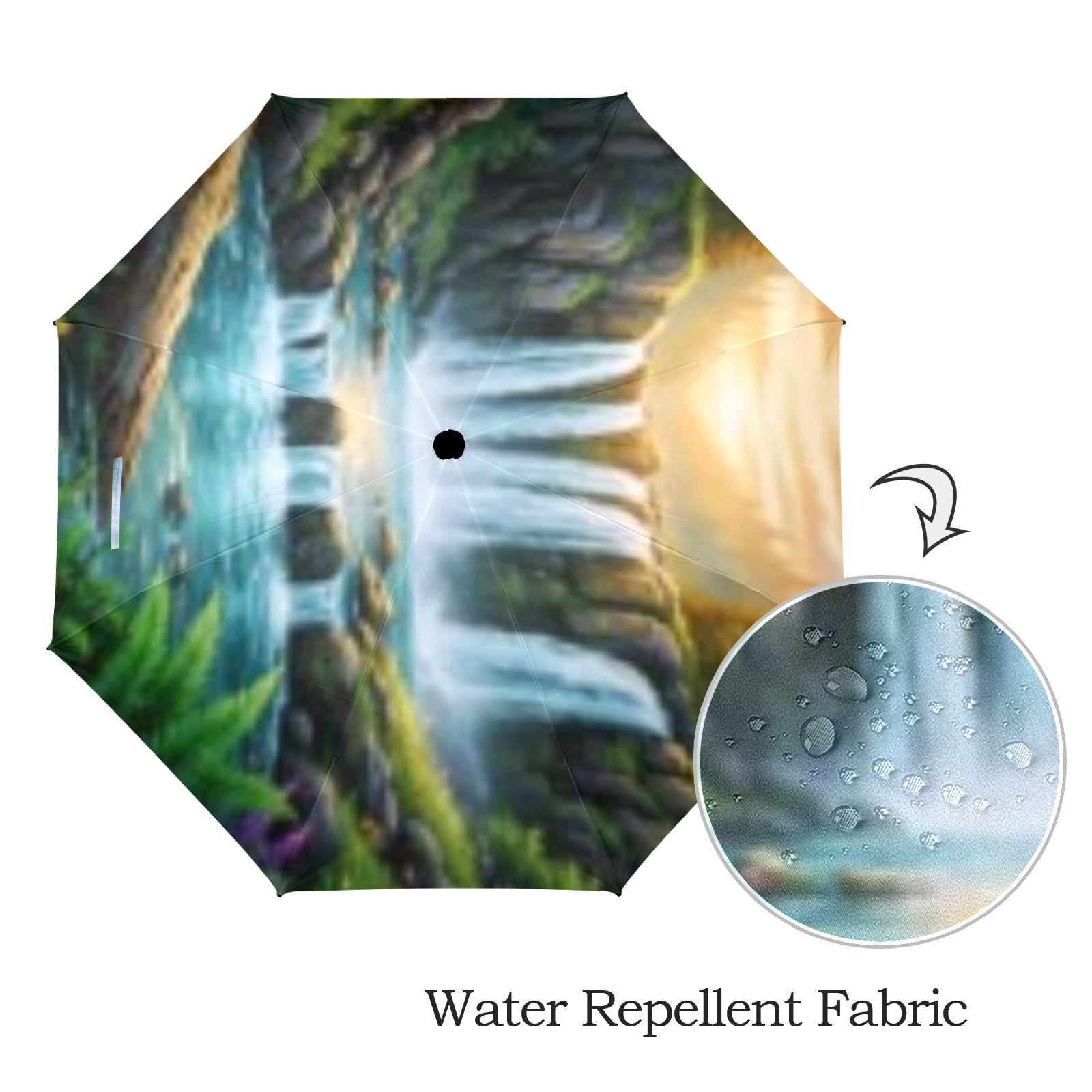 Semi-Automatic Foldable Waterfall Umbrella (Model U12)