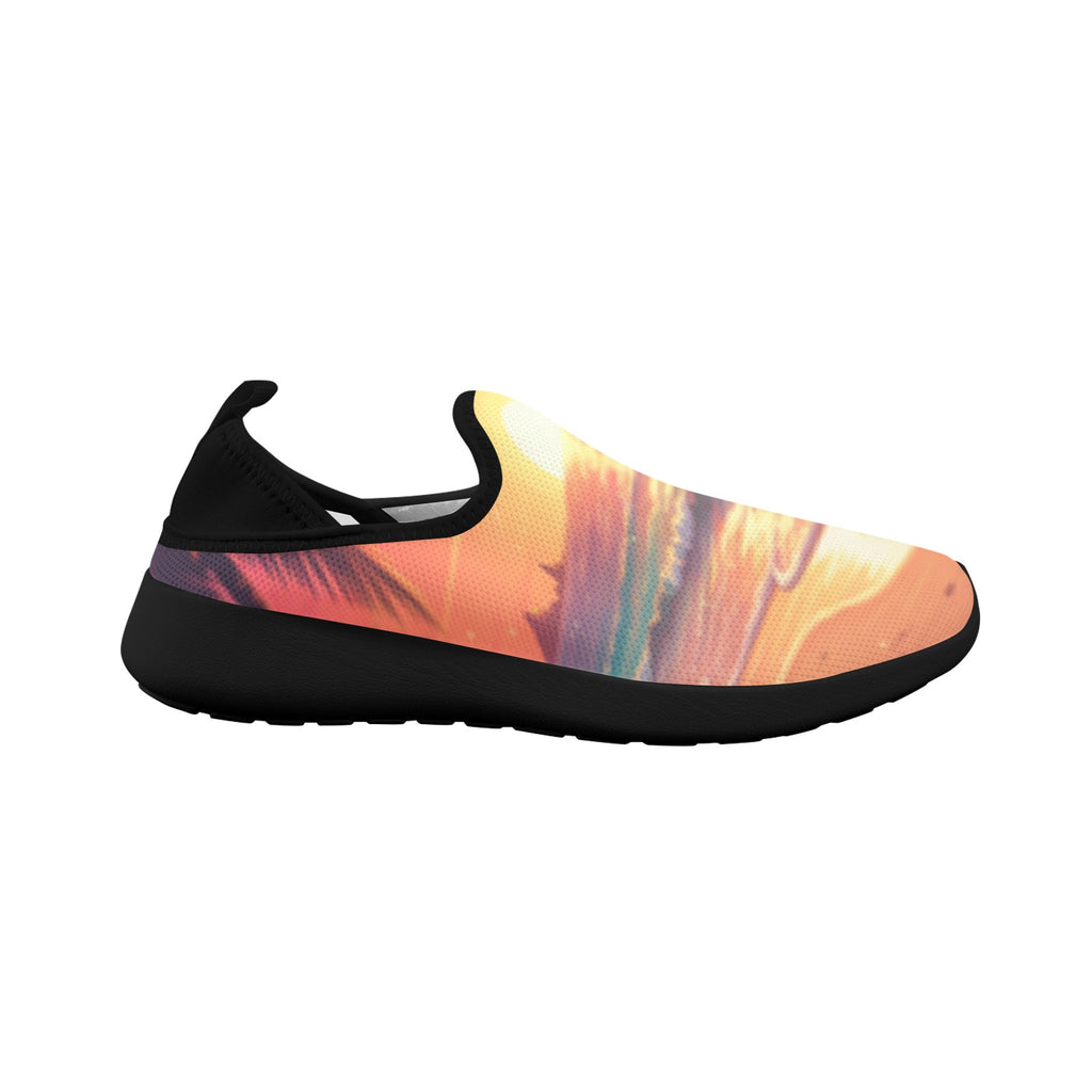 Sunrise Beach Fly Weave Sneakers Drop-in-Heel for Women(Model 02002)