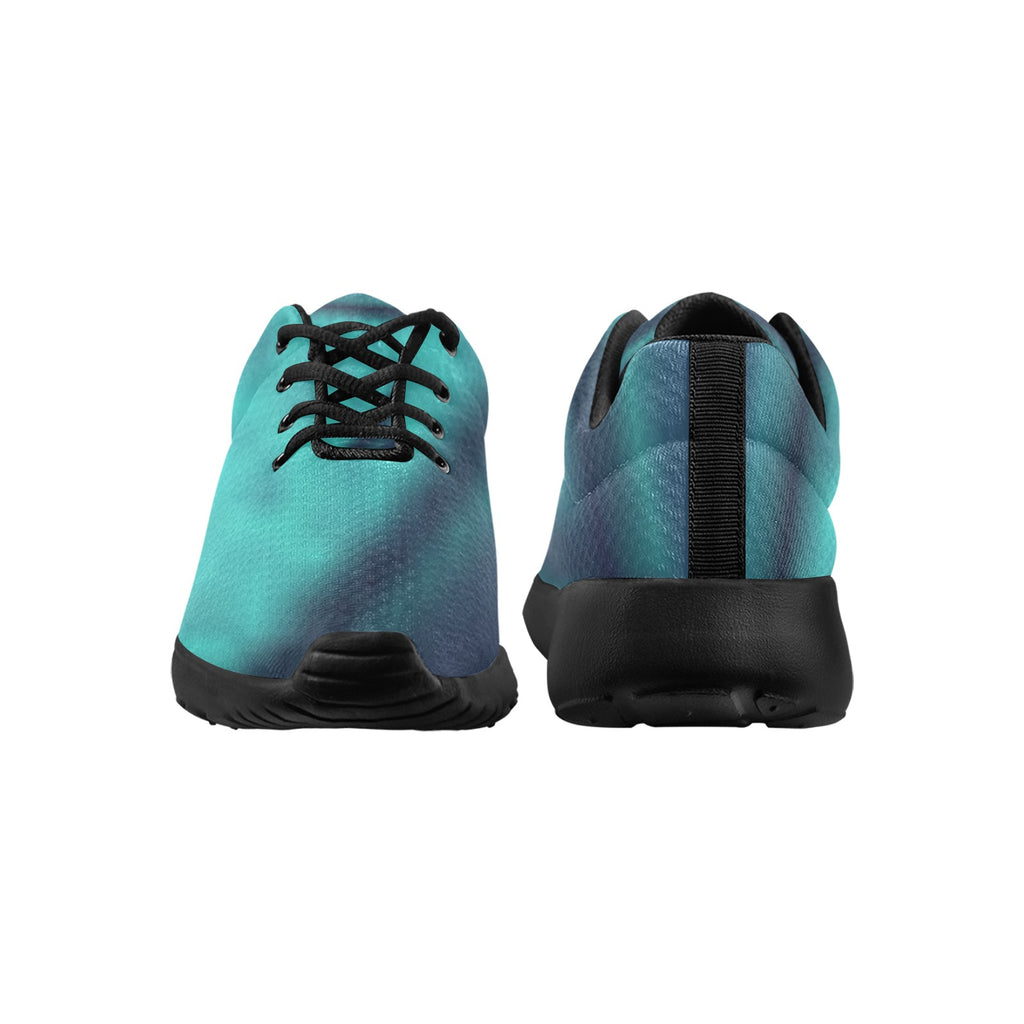 Men's All-Over Print Athletic Sneakers – (Black)