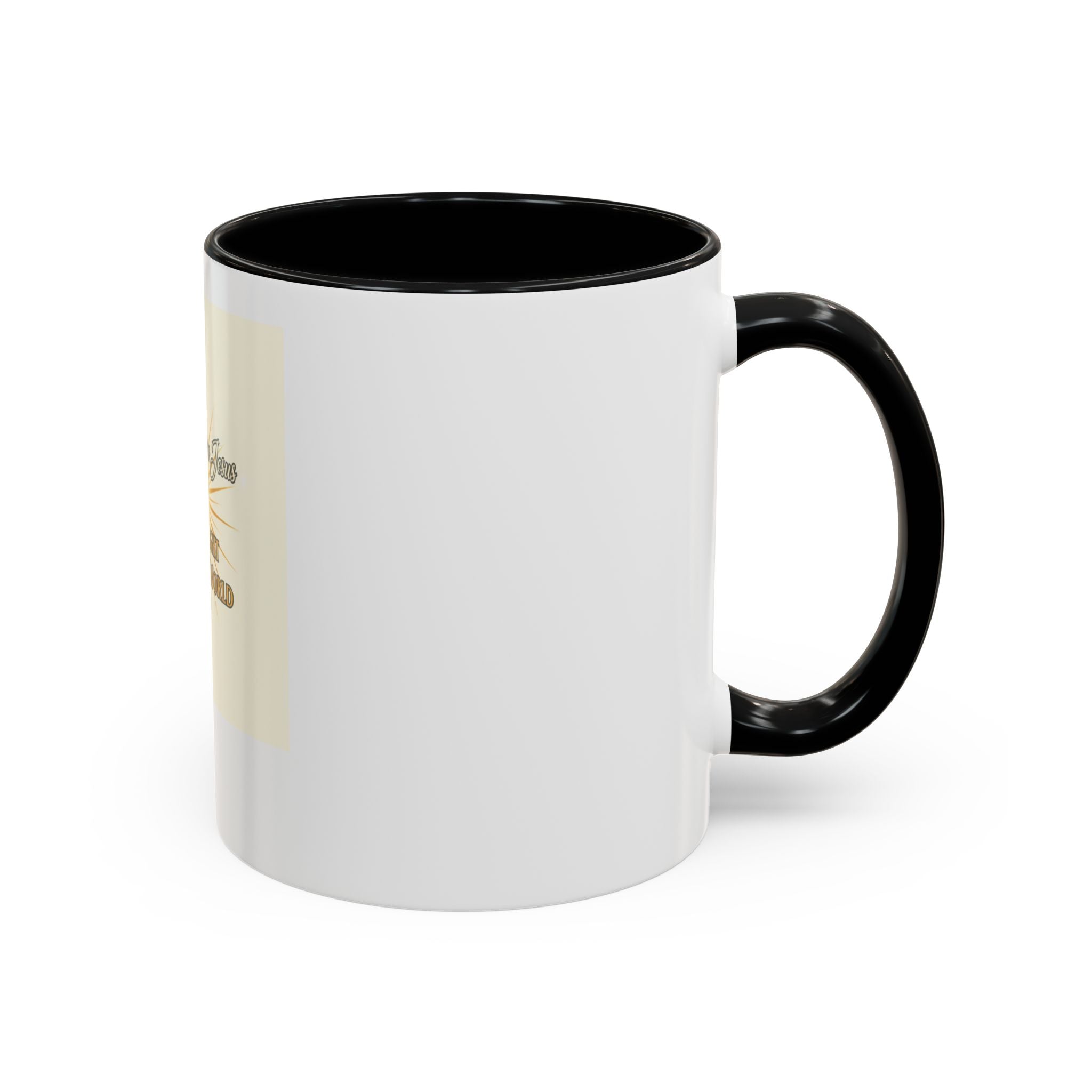 Jesus Accent Mug |He is  the  Light of the World
