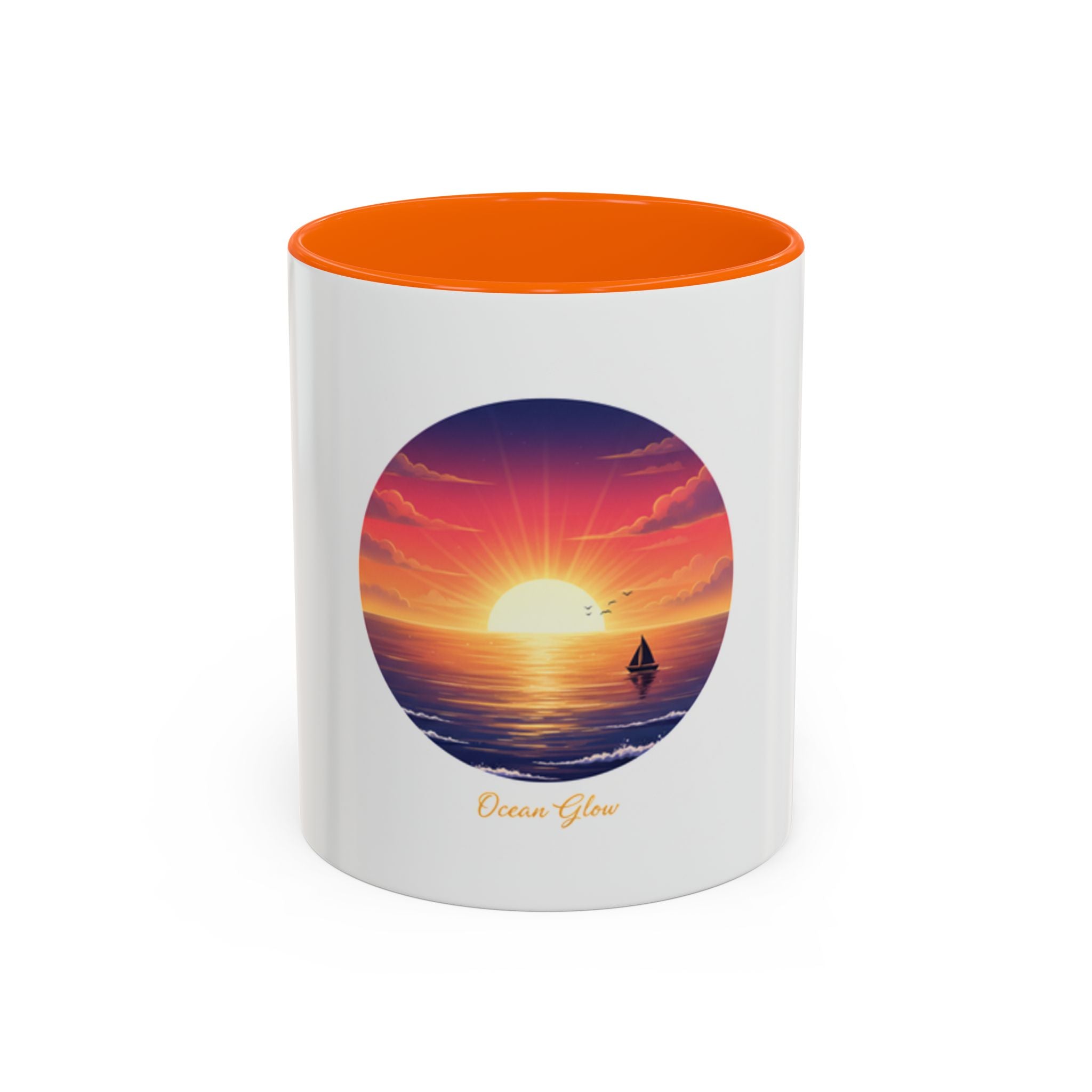 Ocean Glow Mug | Accent coffee mug 11oz 15oz