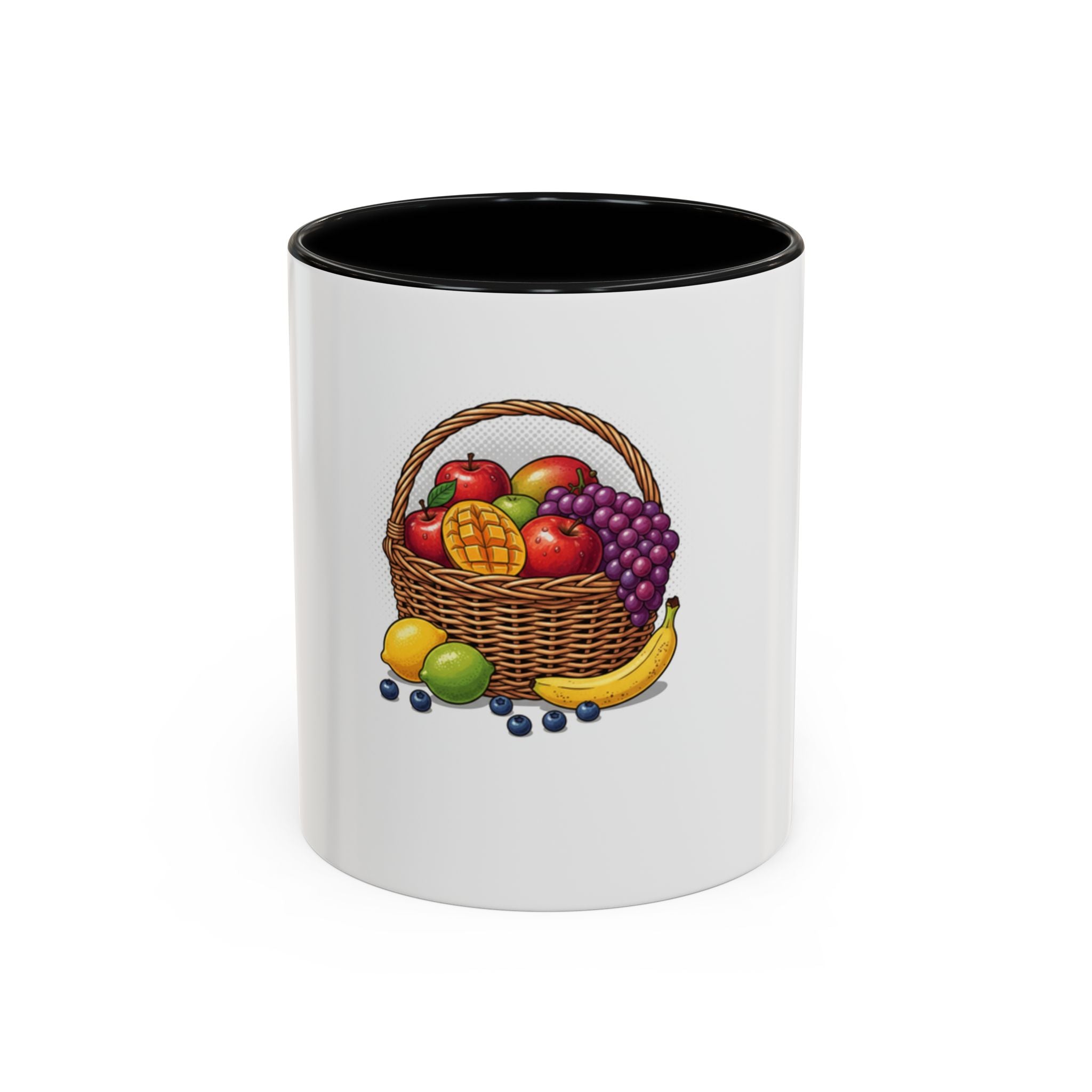 Fruit Basket Mug | Accent Coffee Mug, 11oz or 15oz