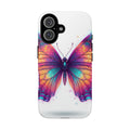 Compatible with iPhone 16 Colorful Butterfly Phone Case | Tough Case
