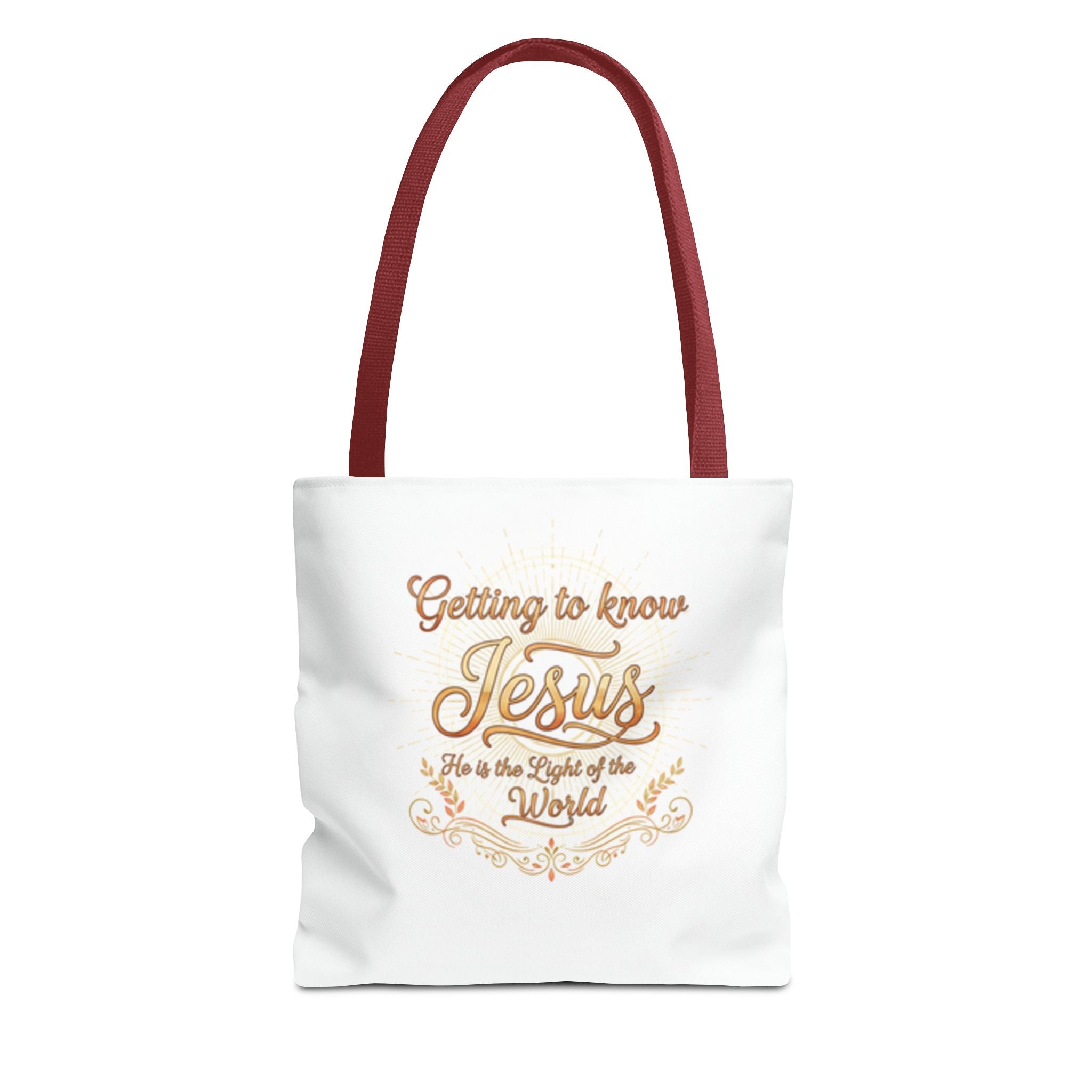 Getting to know Jesus Tote Bag