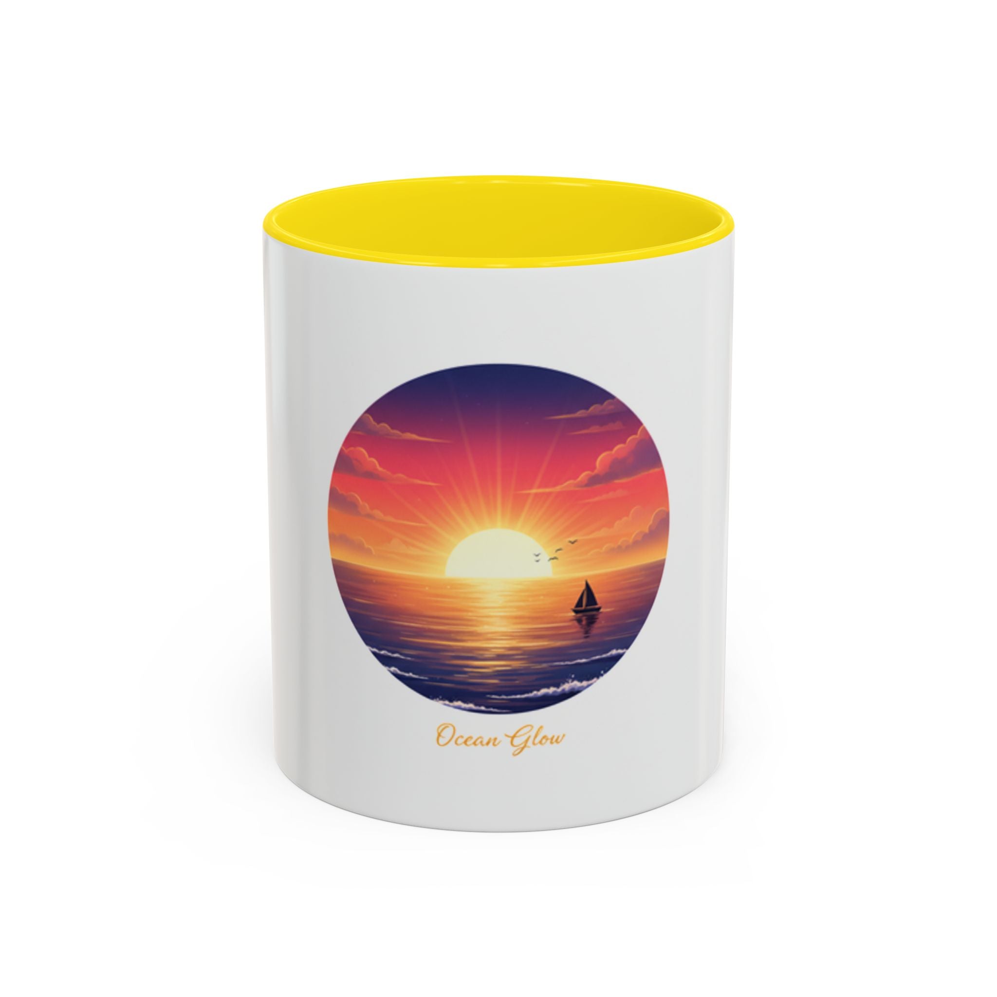 Ocean Glow Mug | Accent coffee mug 11oz 15oz