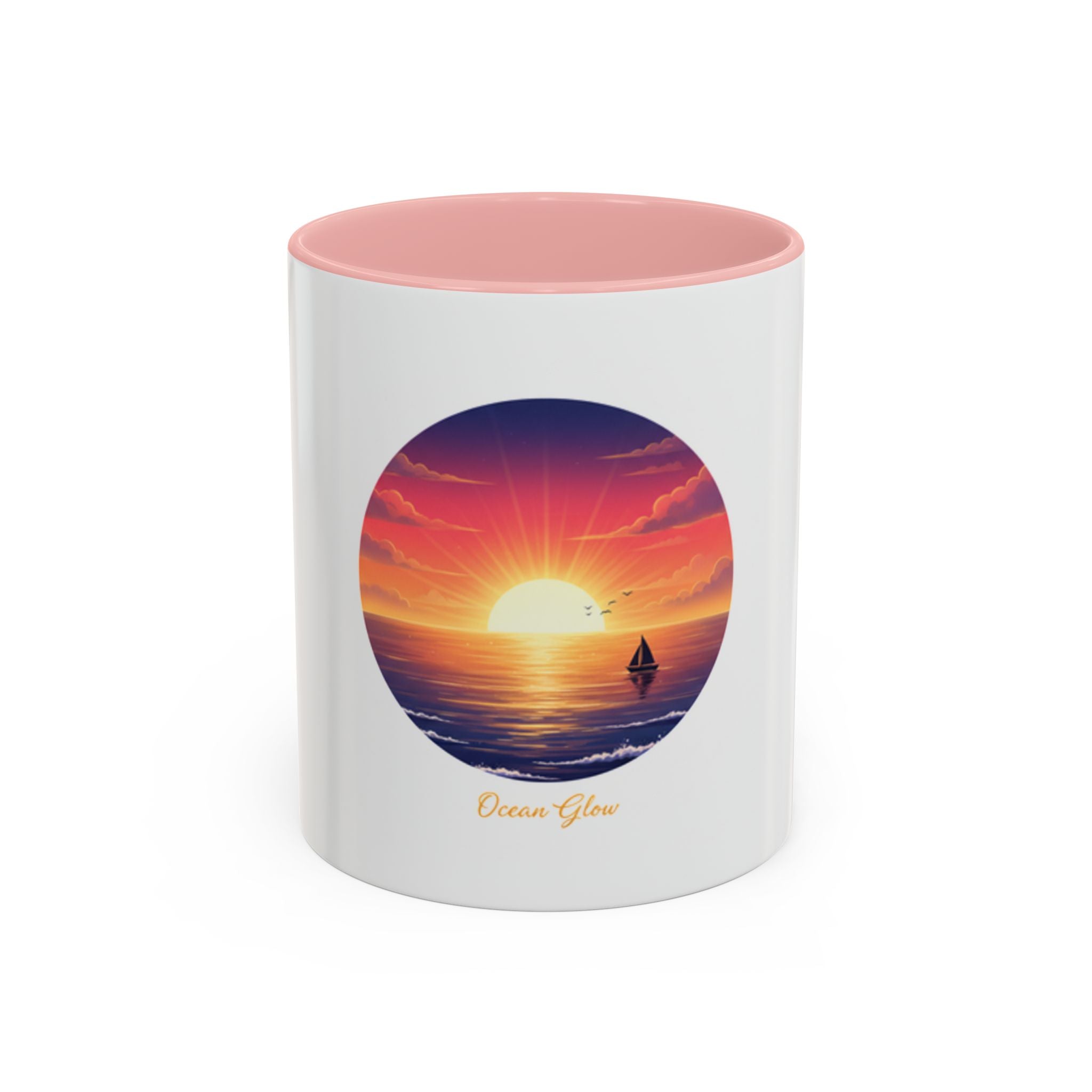 Ocean Glow Mug | Accent coffee mug 11oz 15oz
