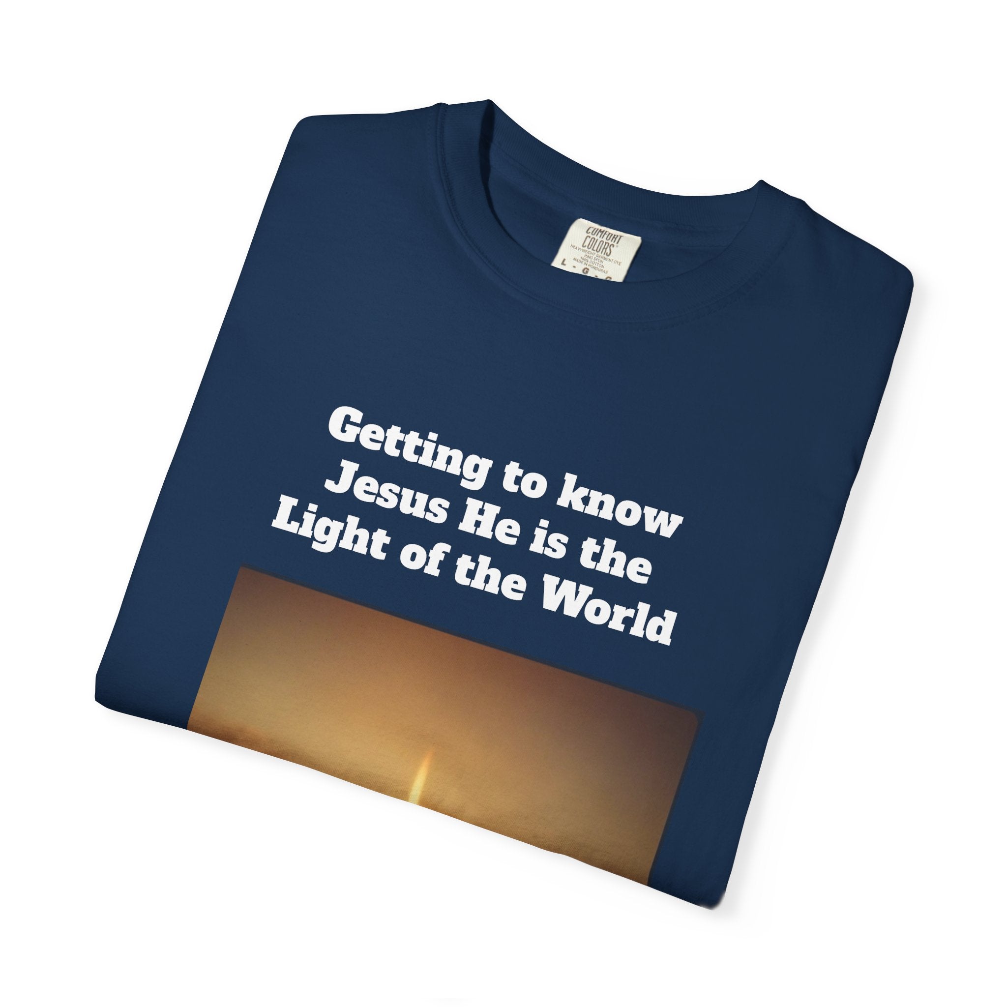 Getting to know Jesus Unisex Garment-Dyed T-shirt