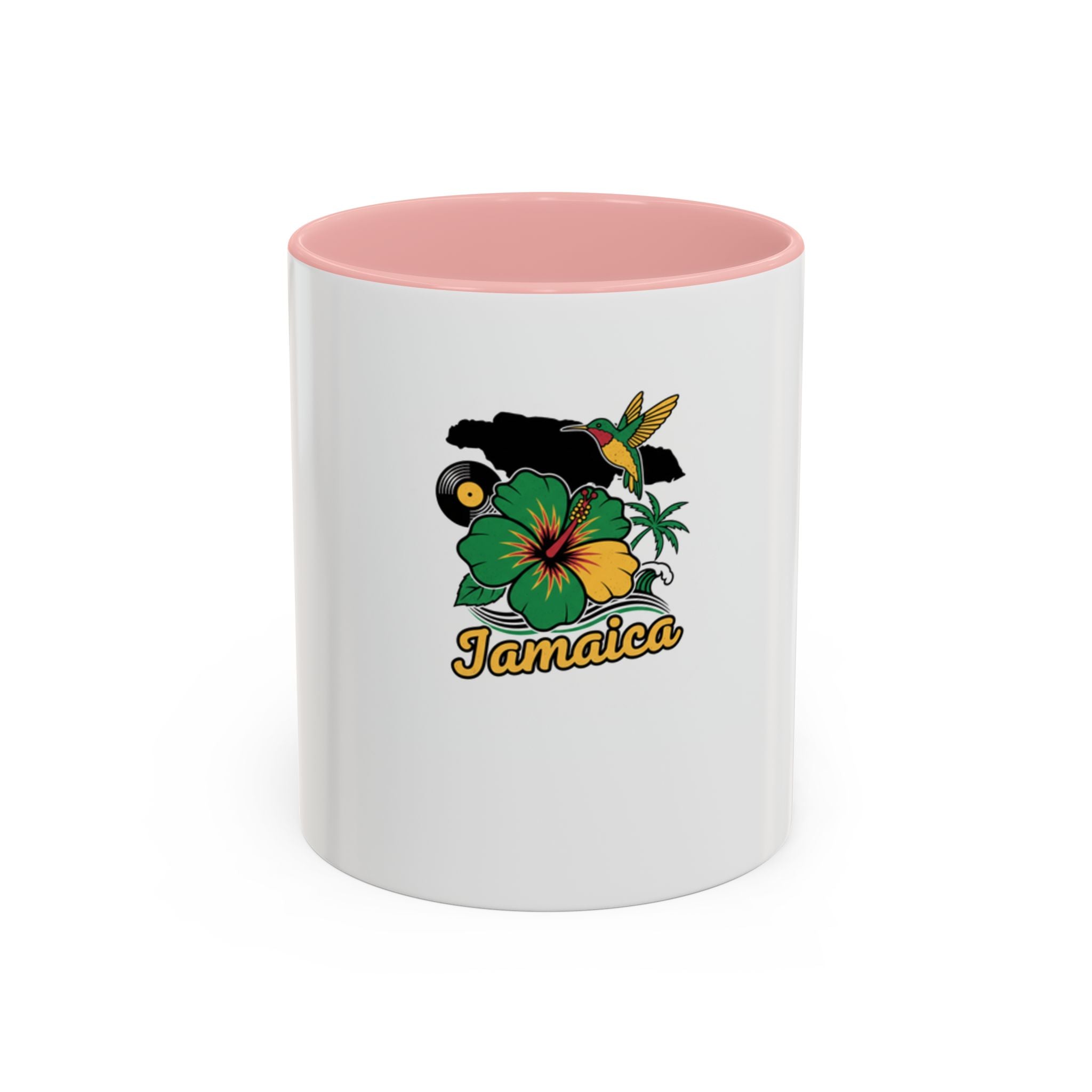 Jamaica Hibiscus & Palm Mug | Accent Coffee Mug