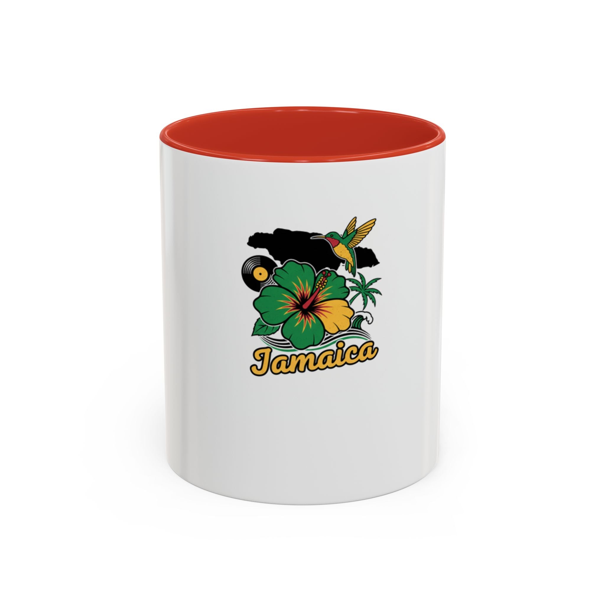 Jamaica Hibiscus & Palm Mug | Accent Coffee Mug