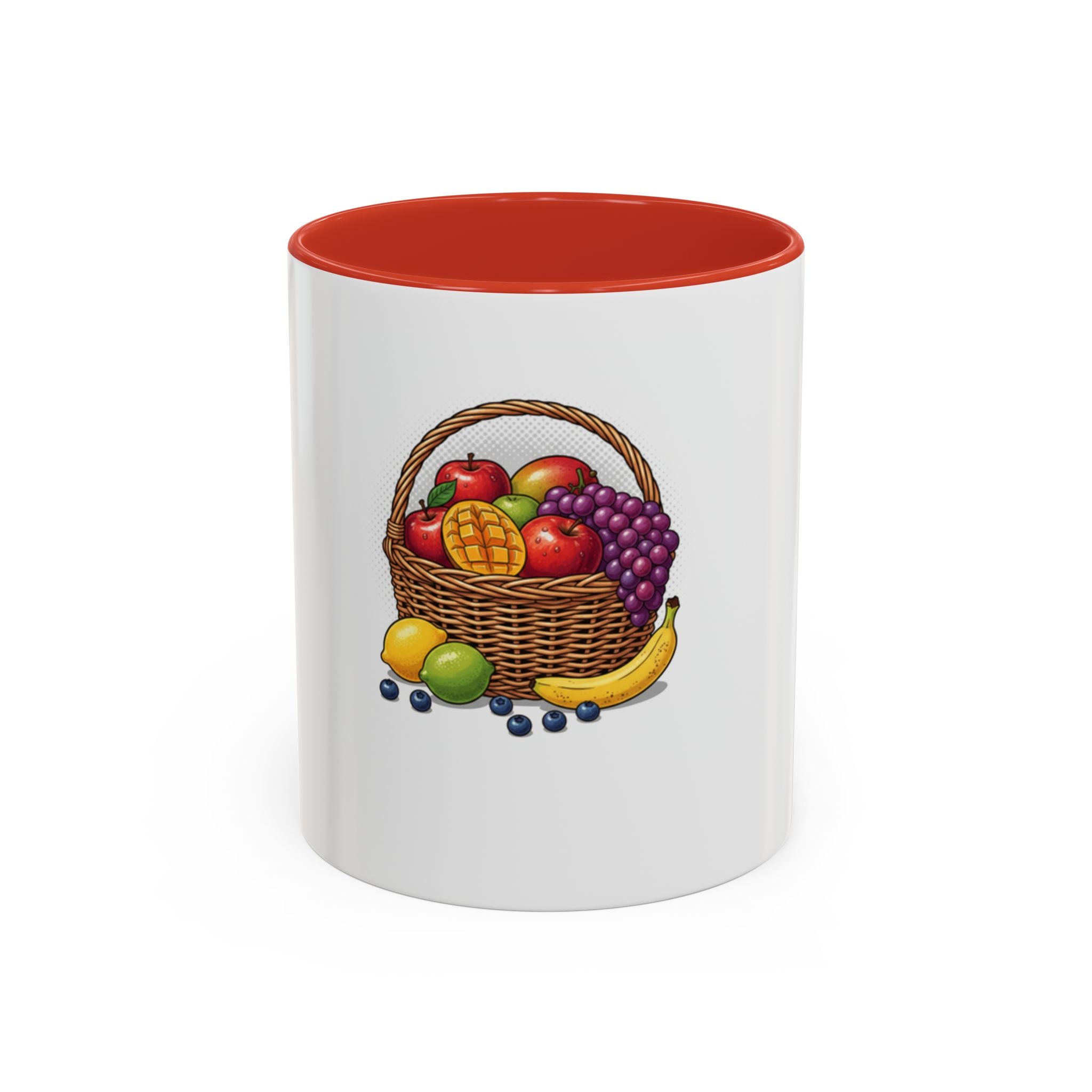Fruit Basket Mug | Accent Coffee Mug, 11oz or 15oz