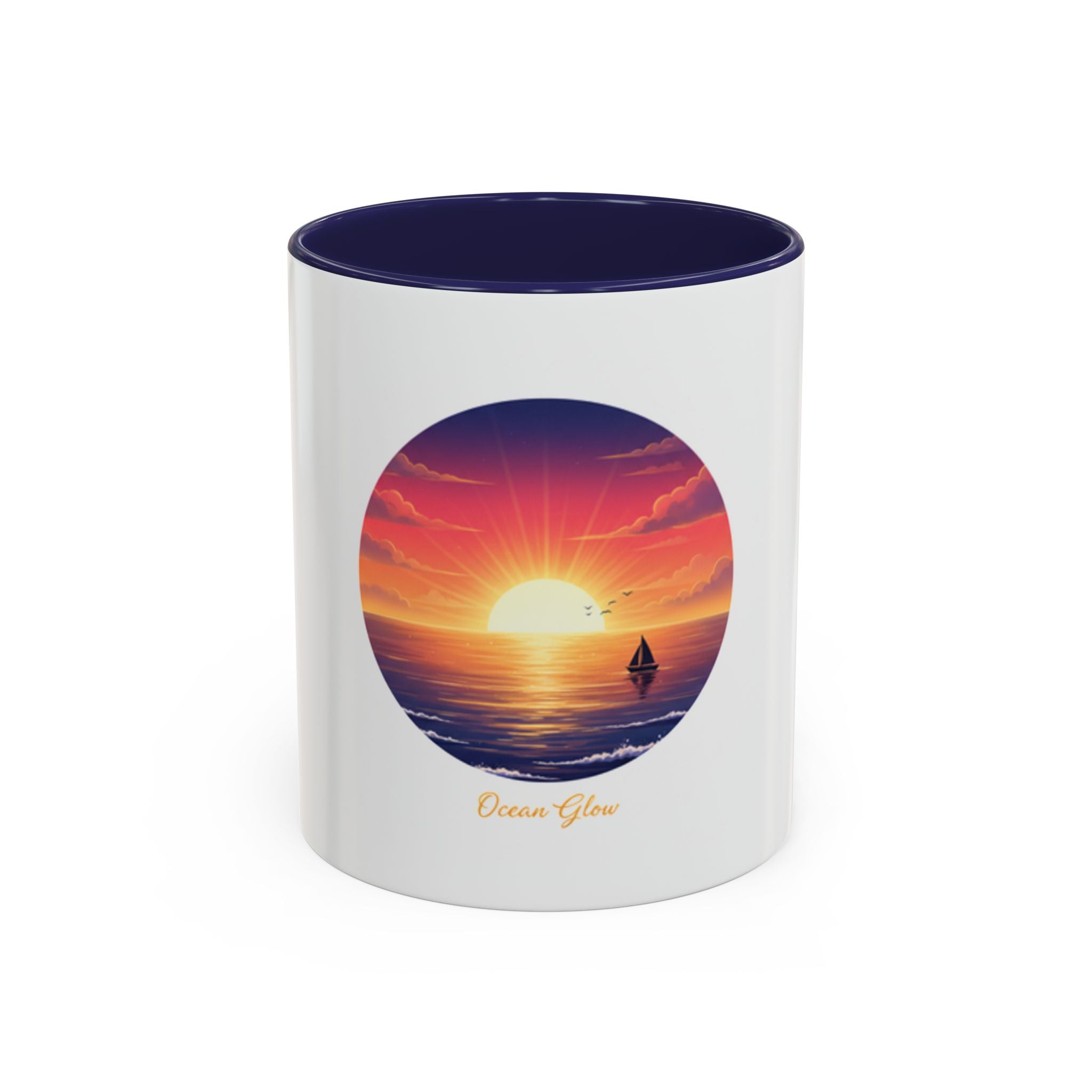 Ocean Glow Mug | Accent coffee mug 11oz 15oz