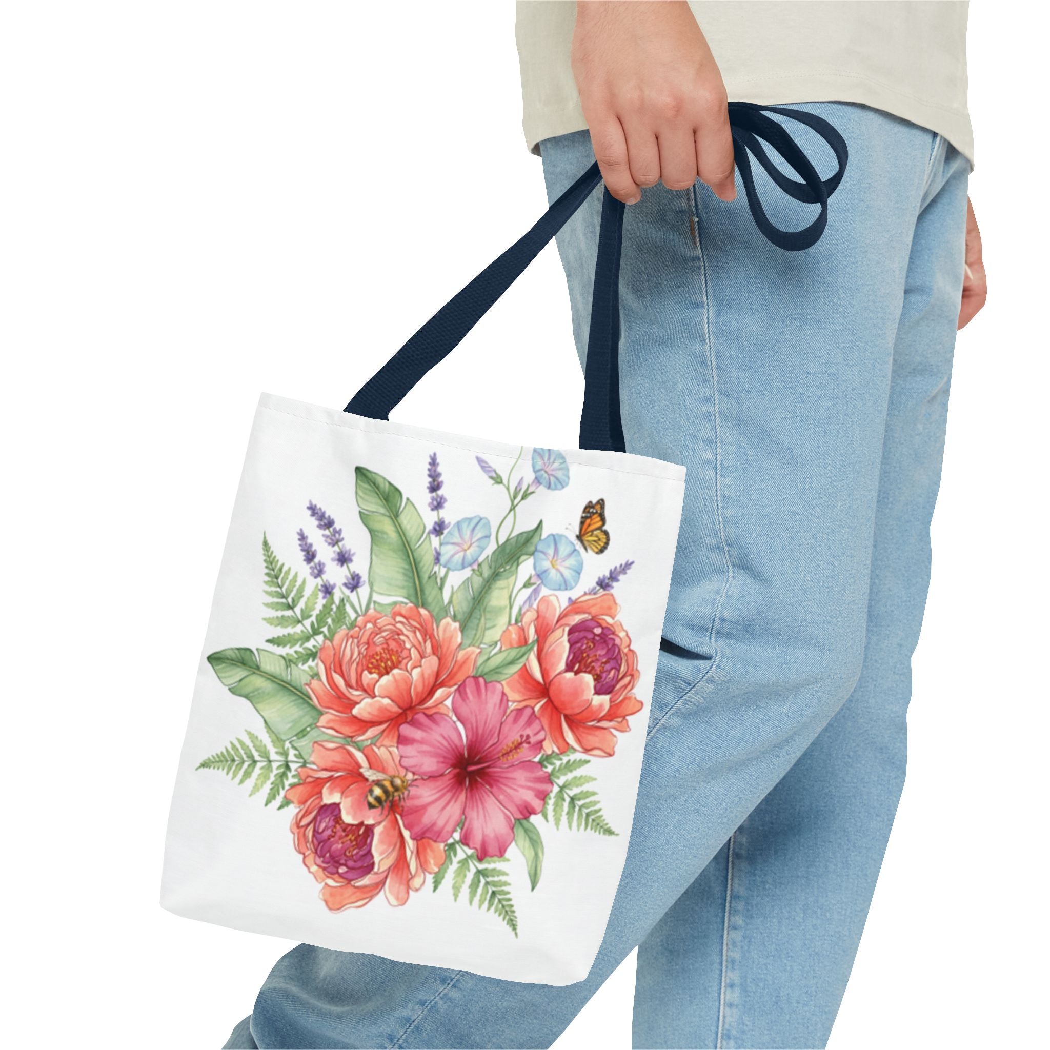 Flowery Tote Bag