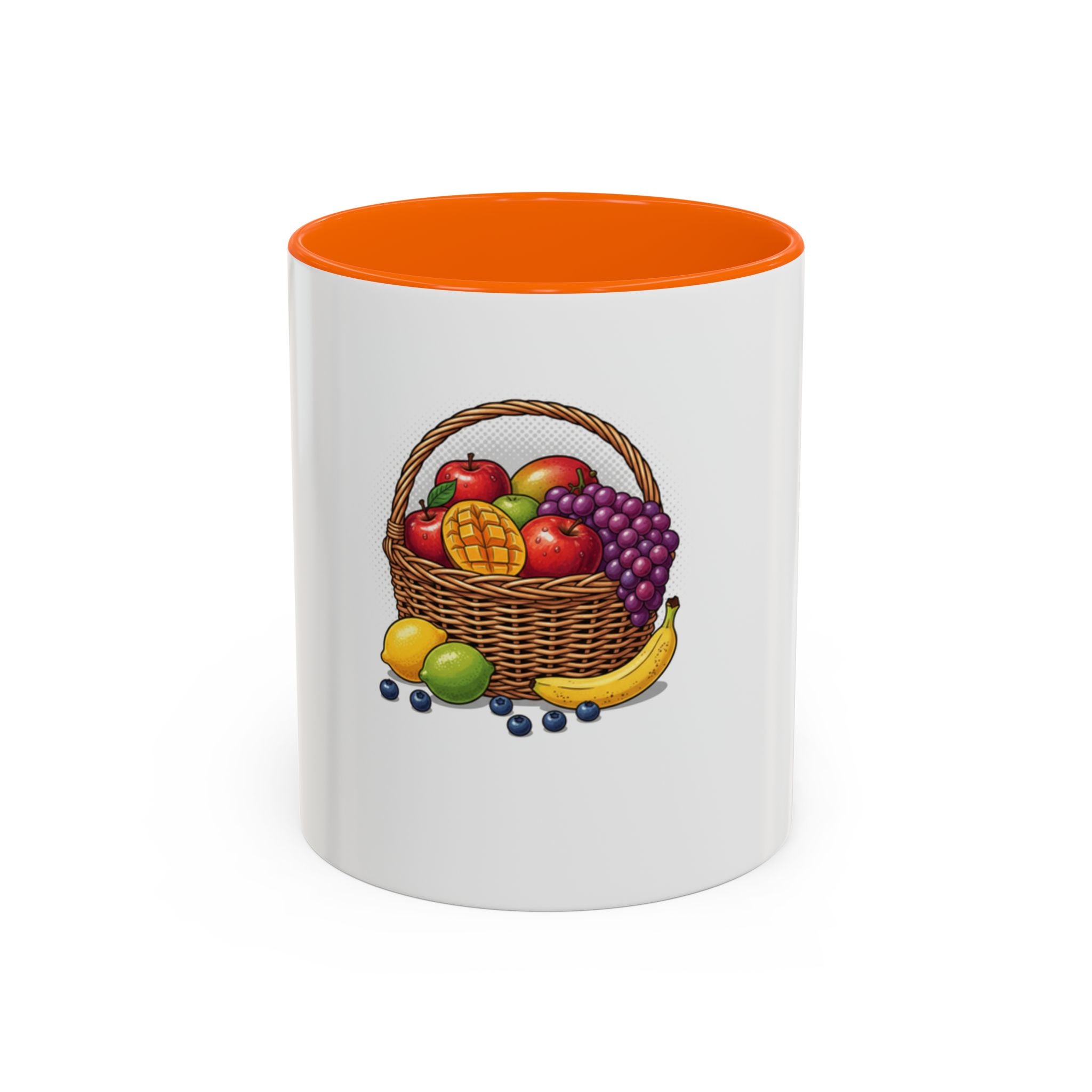 Fruit Basket Mug | Accent Coffee Mug, 11oz or 15oz