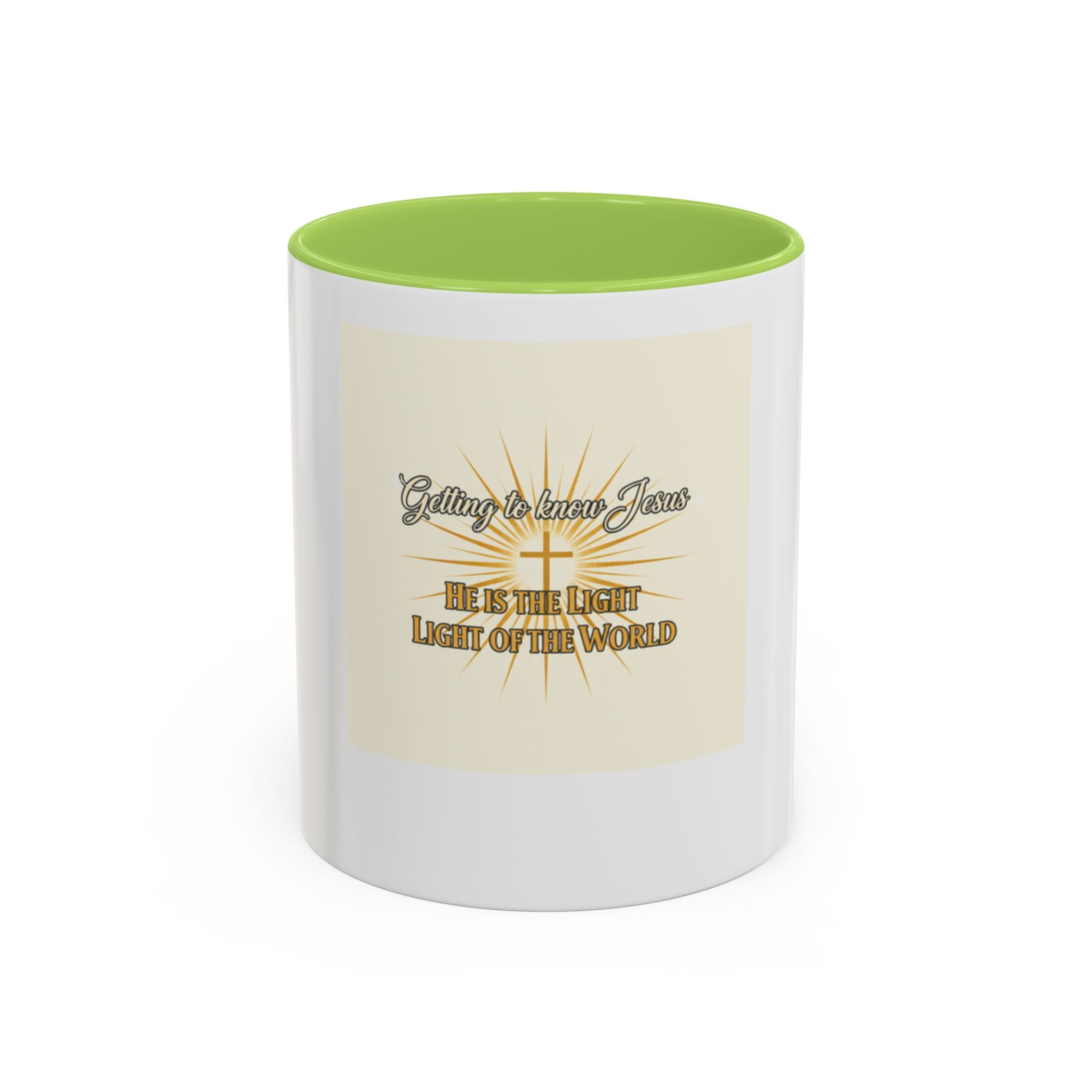 Jesus Accent Mug |He is  the  Light of the World