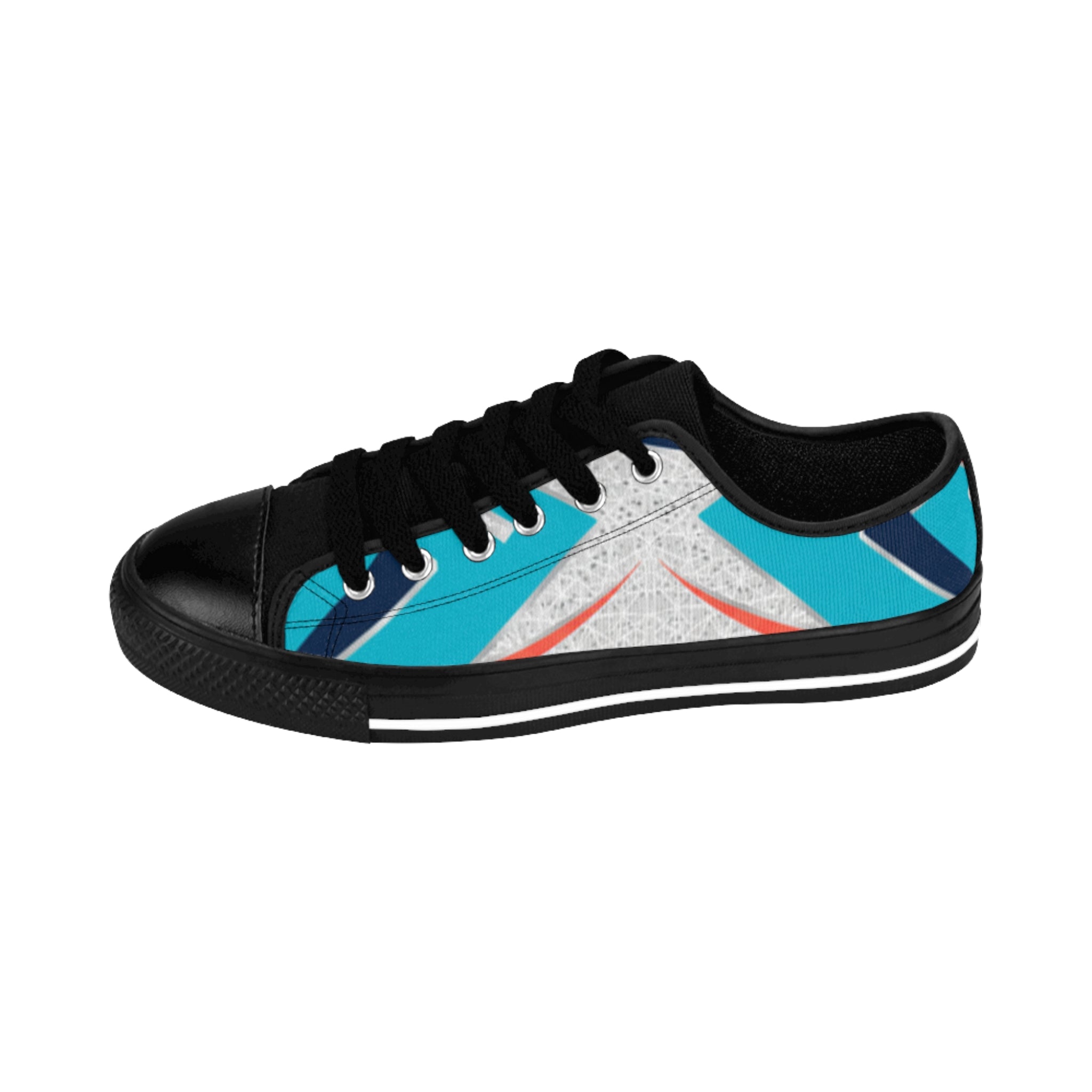Colorful Geometric Arrow Sneakers Men's Sneakers | Graphic Low Top Shoe