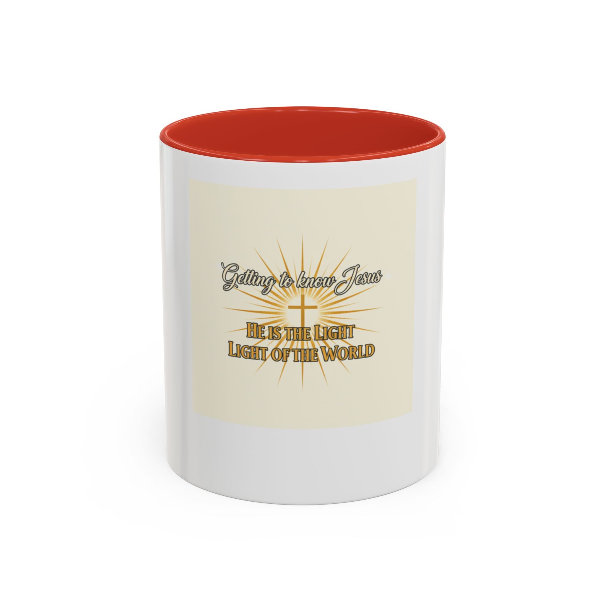 Jesus Accent Mug |He is  the  Light of the World