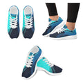 Ombre Pattern Women's Lightweight Sneakers – (White)