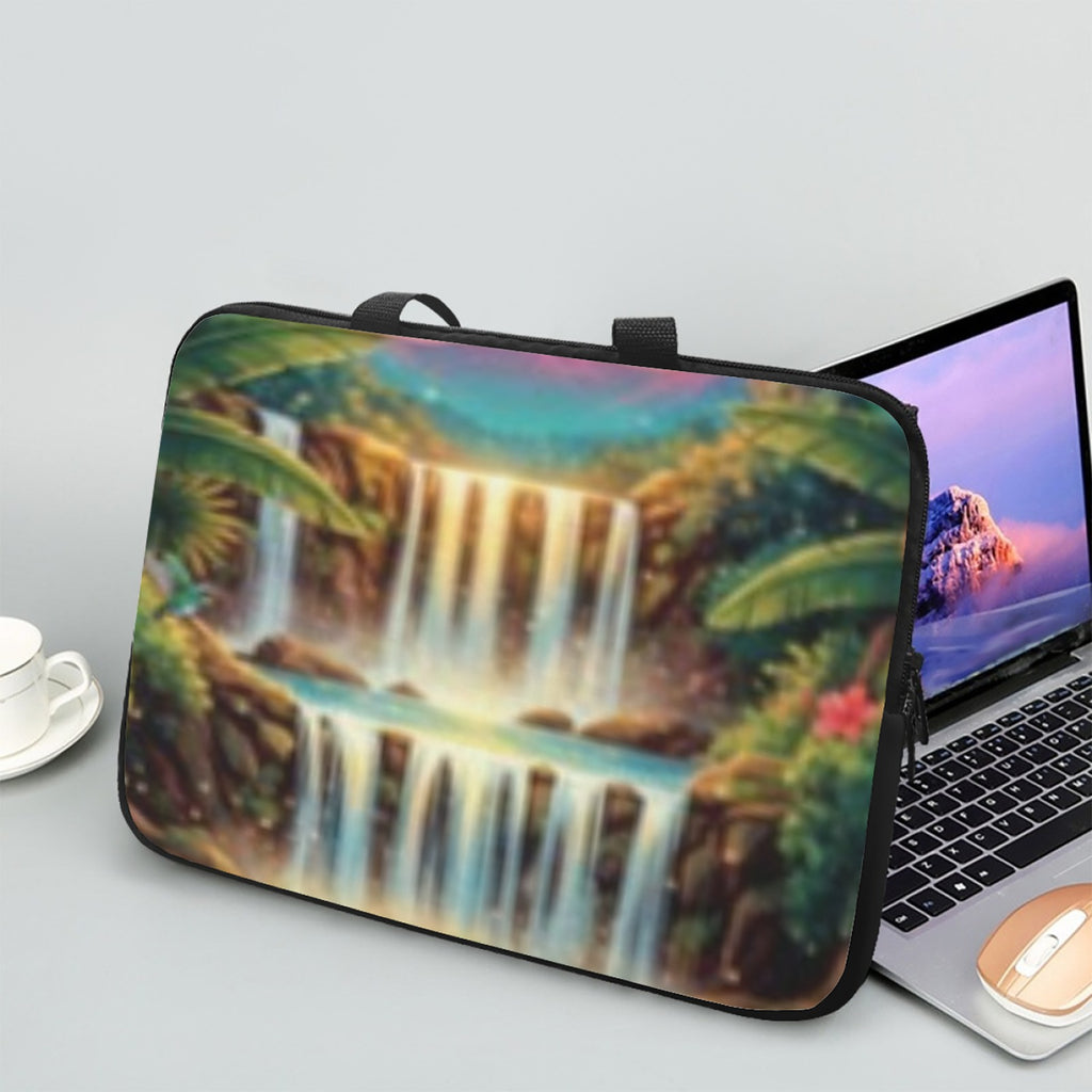 Waterfall Forest Laptop Bag with Handle 15inch