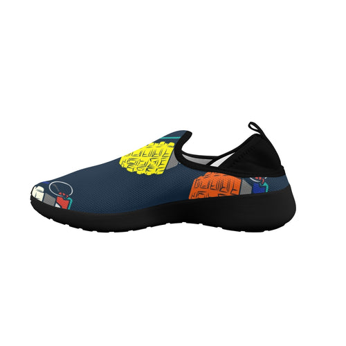 Custom Print Fly Weave Sneakers – Drop-In-Heel (Women)