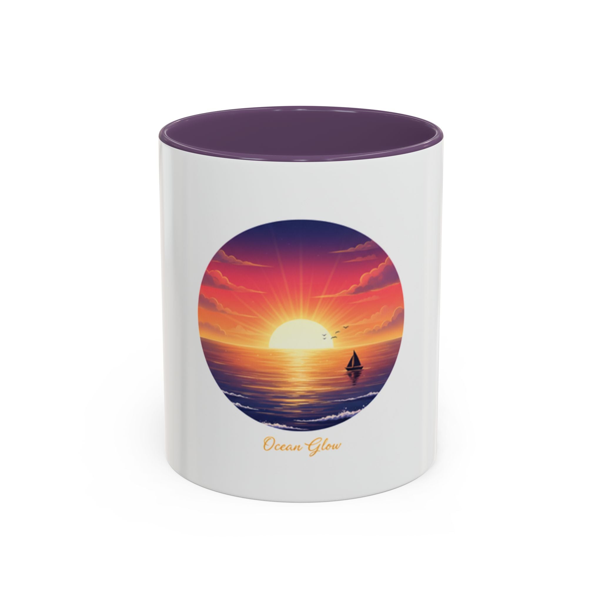 Ocean Glow Mug | Accent coffee mug 11oz 15oz