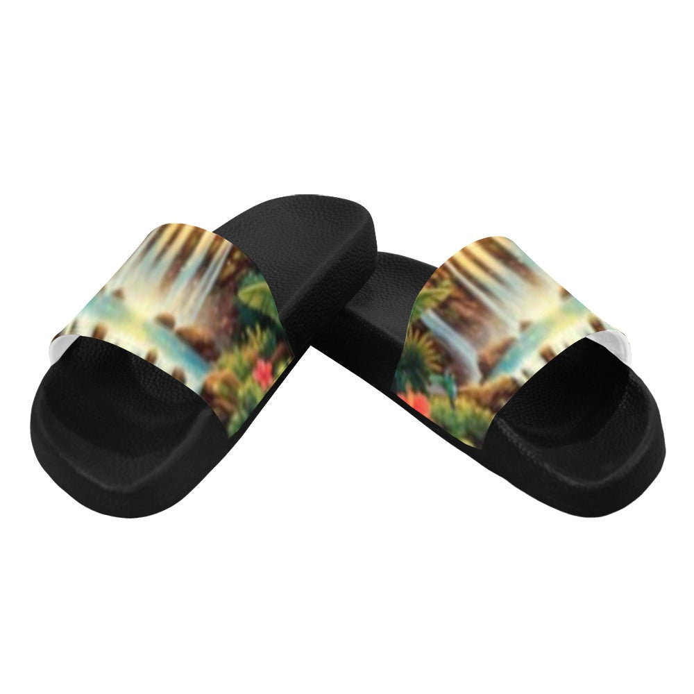 Women's Waterfall Forest Slide Sandals(Model 057)
