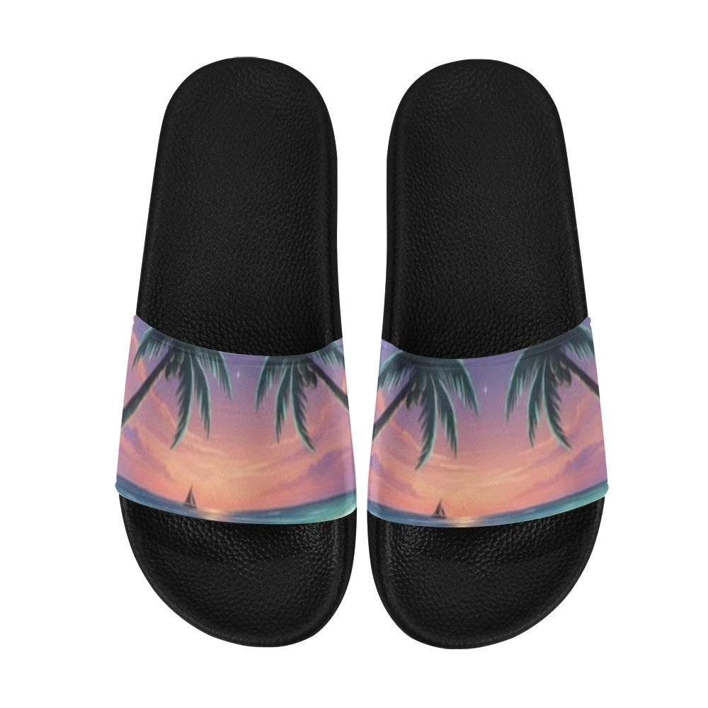 Men's Sunset Beach Slide Sandals(Model 057)