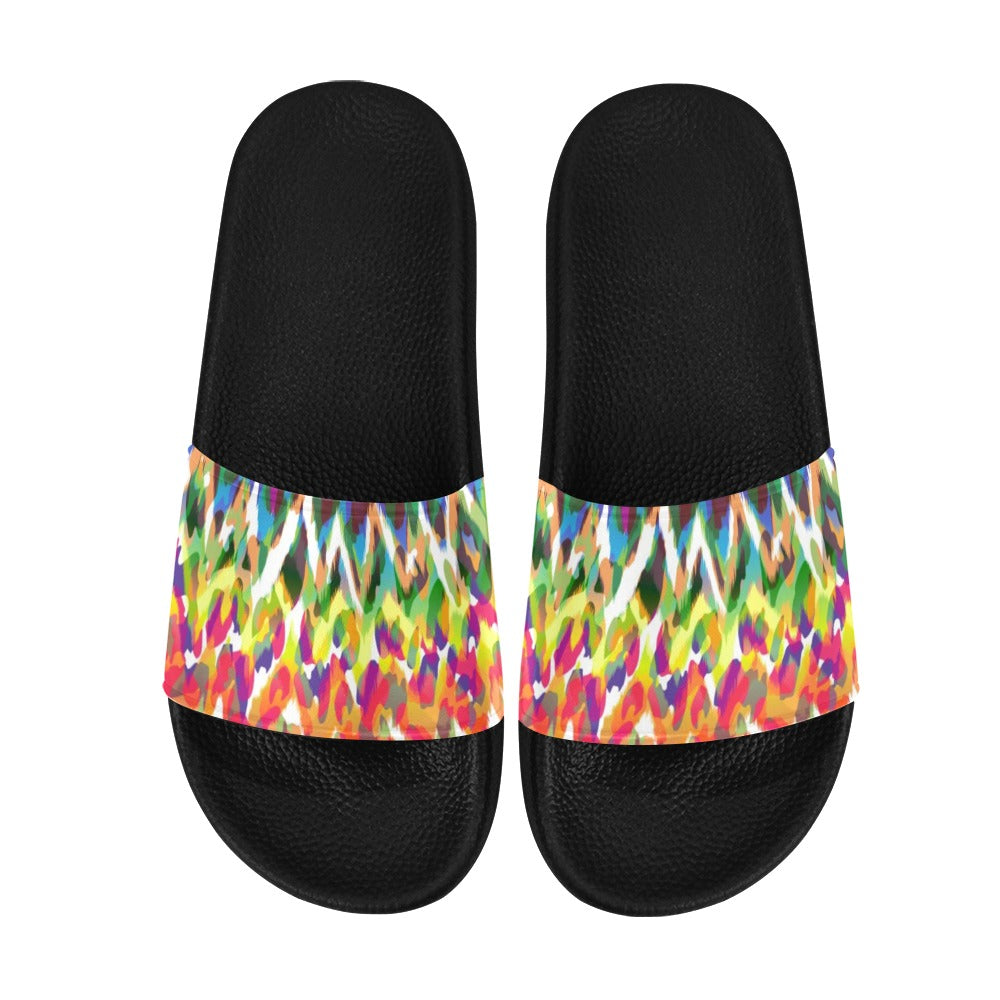 Women's Cool Abstract Animal Seamless Slide Sandals(Model 057)