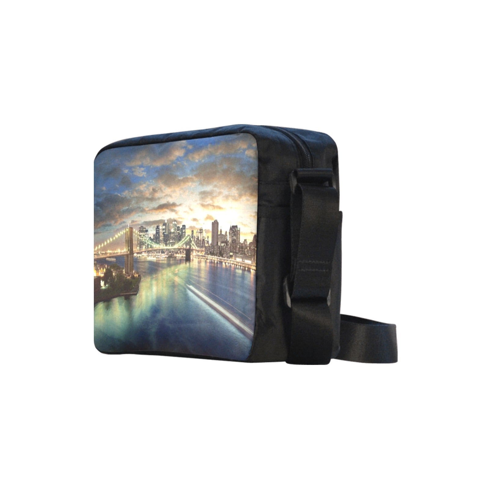 Amazing New York Cityscape  Classic Cross-body Nylon Bags (Model 1632)