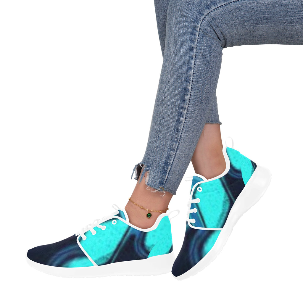 Cyan Agate Women's Pull Loop Sneakers