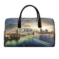 New York City Custom Travel Bag-Large (Black Short Patch)(Model 1735)