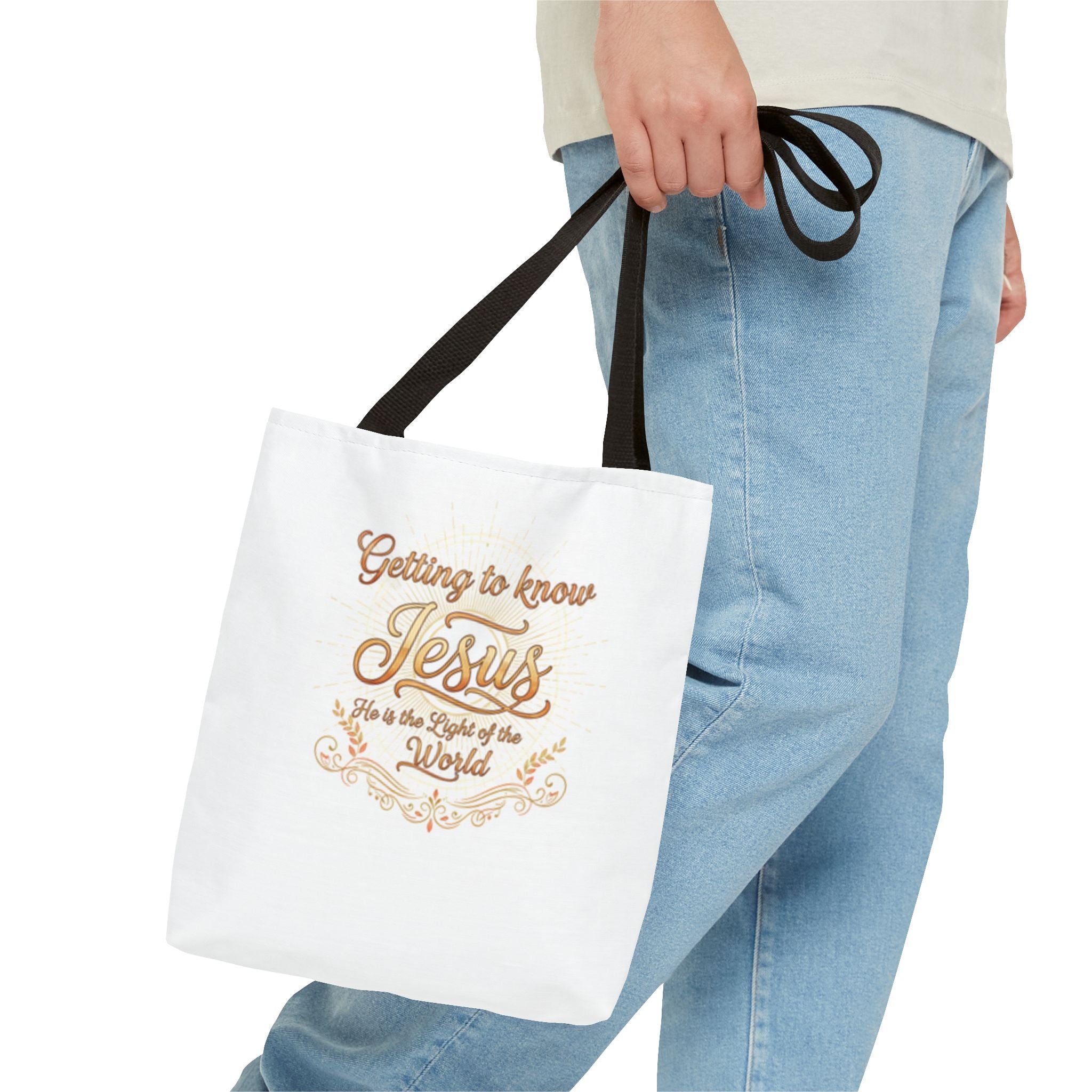 Getting to know Jesus Tote Bag