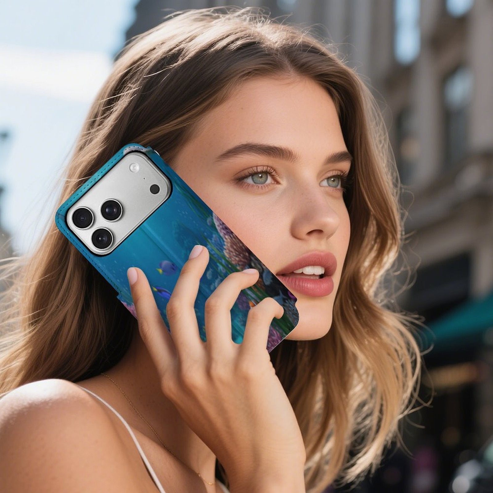 Ocean Flip Wallet Case for iPhone 17 Pro Max
