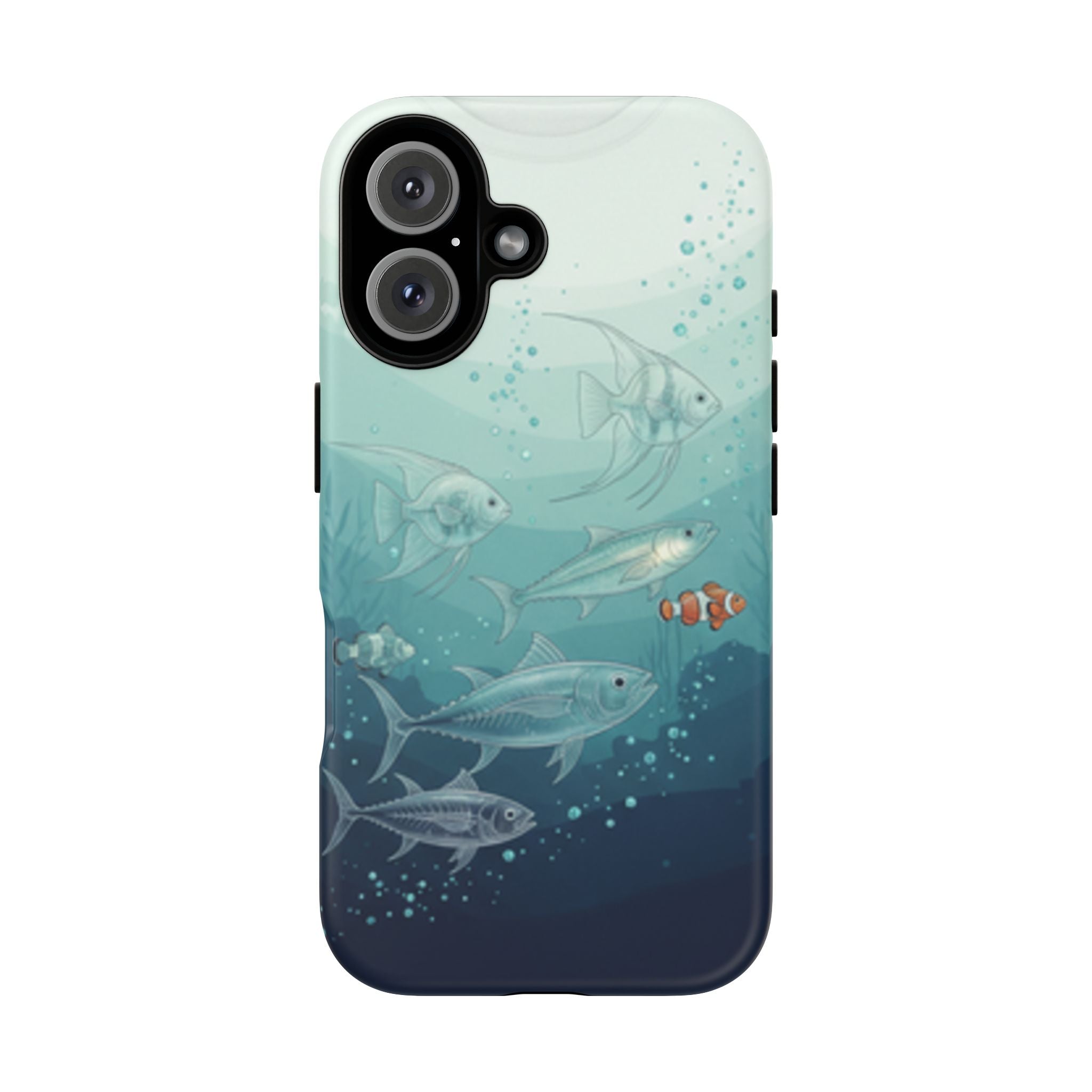 Compatible with iPhone 16 Ocean Fish Phone Case | Tough Case