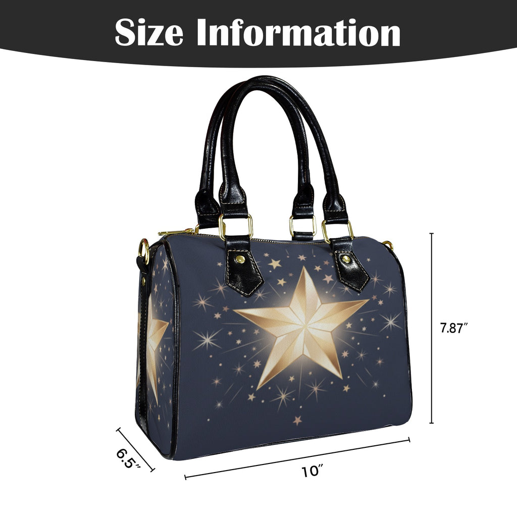 Glowing Star Handbag-Black Handle (Model 1746)