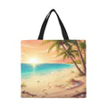 Sunset Palm Tote Bag(Model1699)(Large)