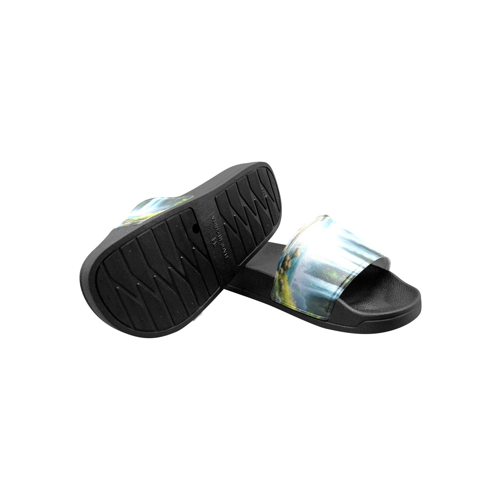 Kid's Sunset Waterfall Slide Sandals(Model 057)