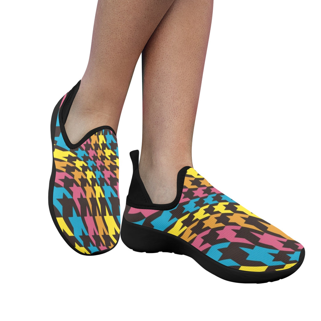 Fly Weave Sneakers Drop-in-Heel for Women(Model 02002)