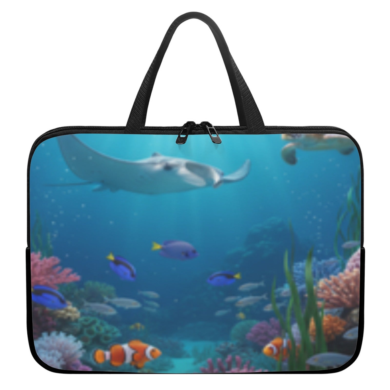 Ocean Fish Laptop Bag with Handle 17 inch