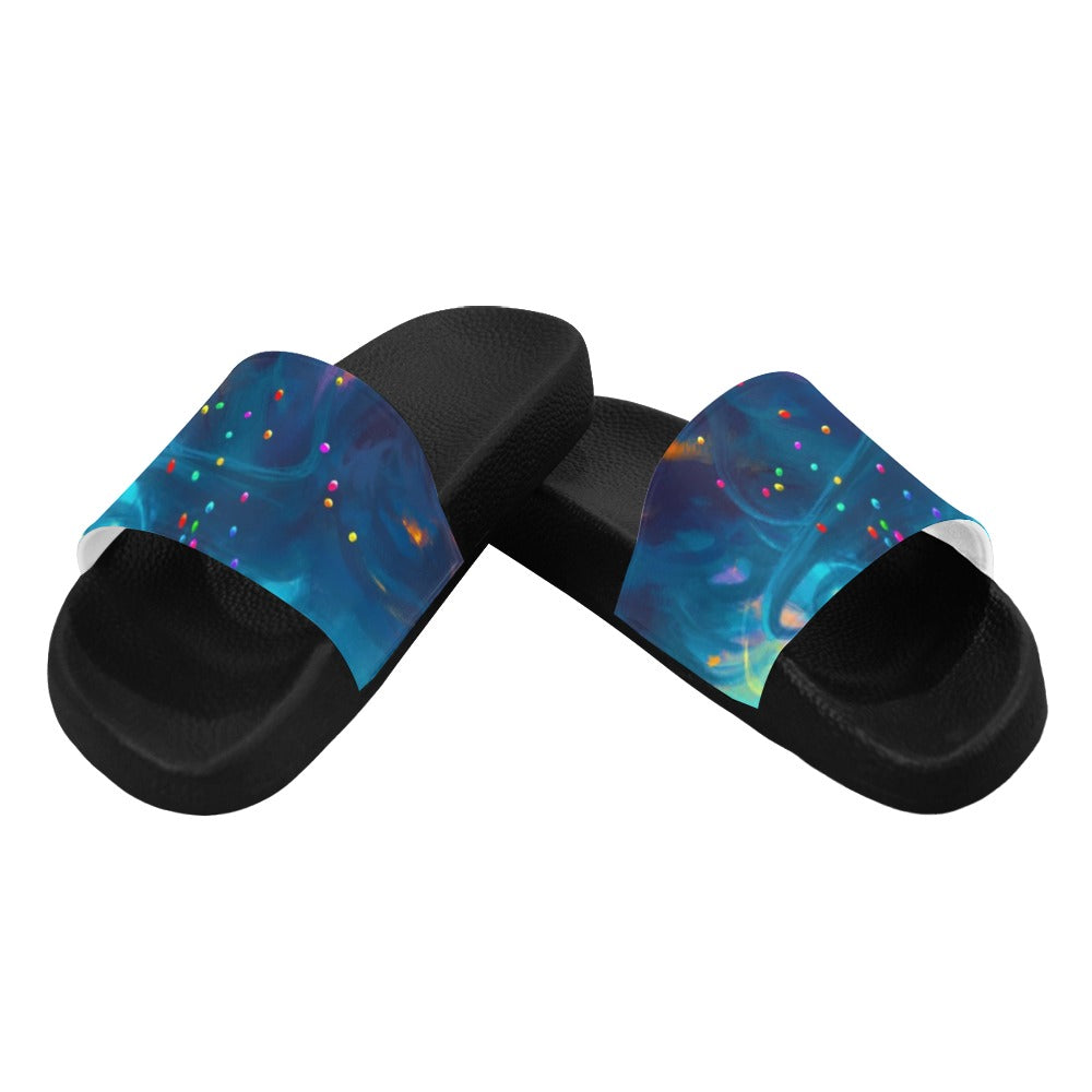 Women's Abstract Skylinr Slide Sandals(Model 057)