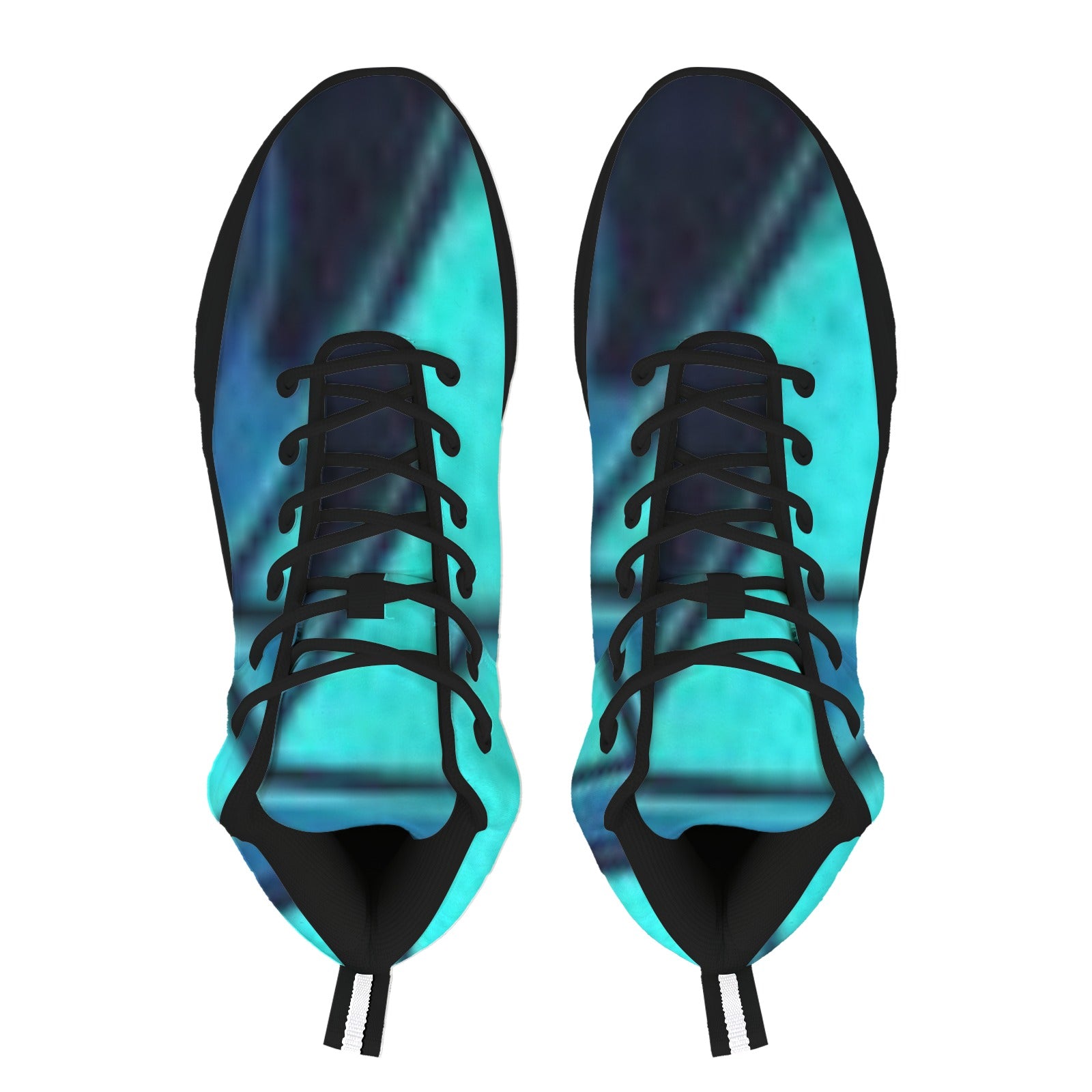 Men's High-Top Outdoor Chunky Sneakers – (Black)