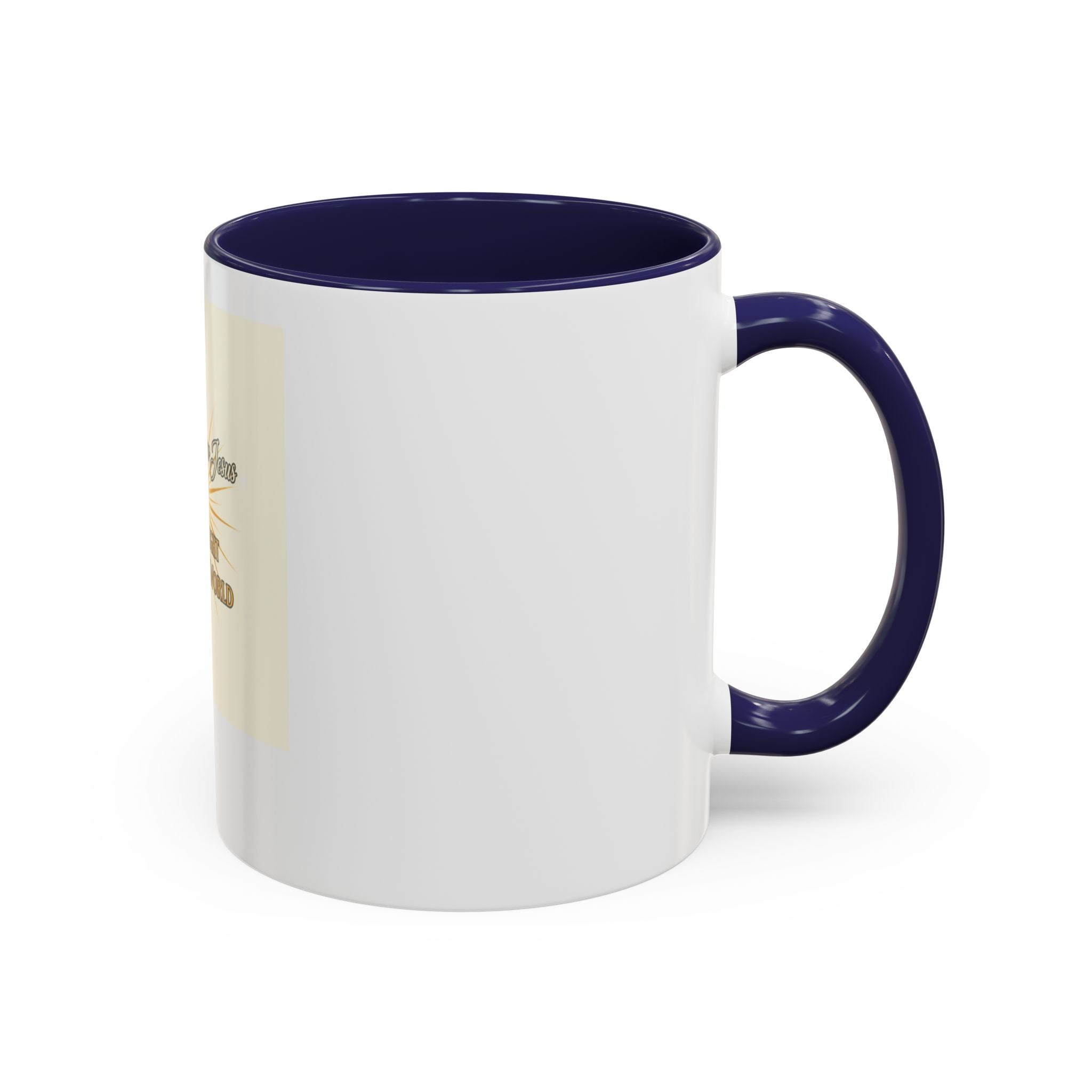 Jesus Accent Mug |He is  the  Light of the World