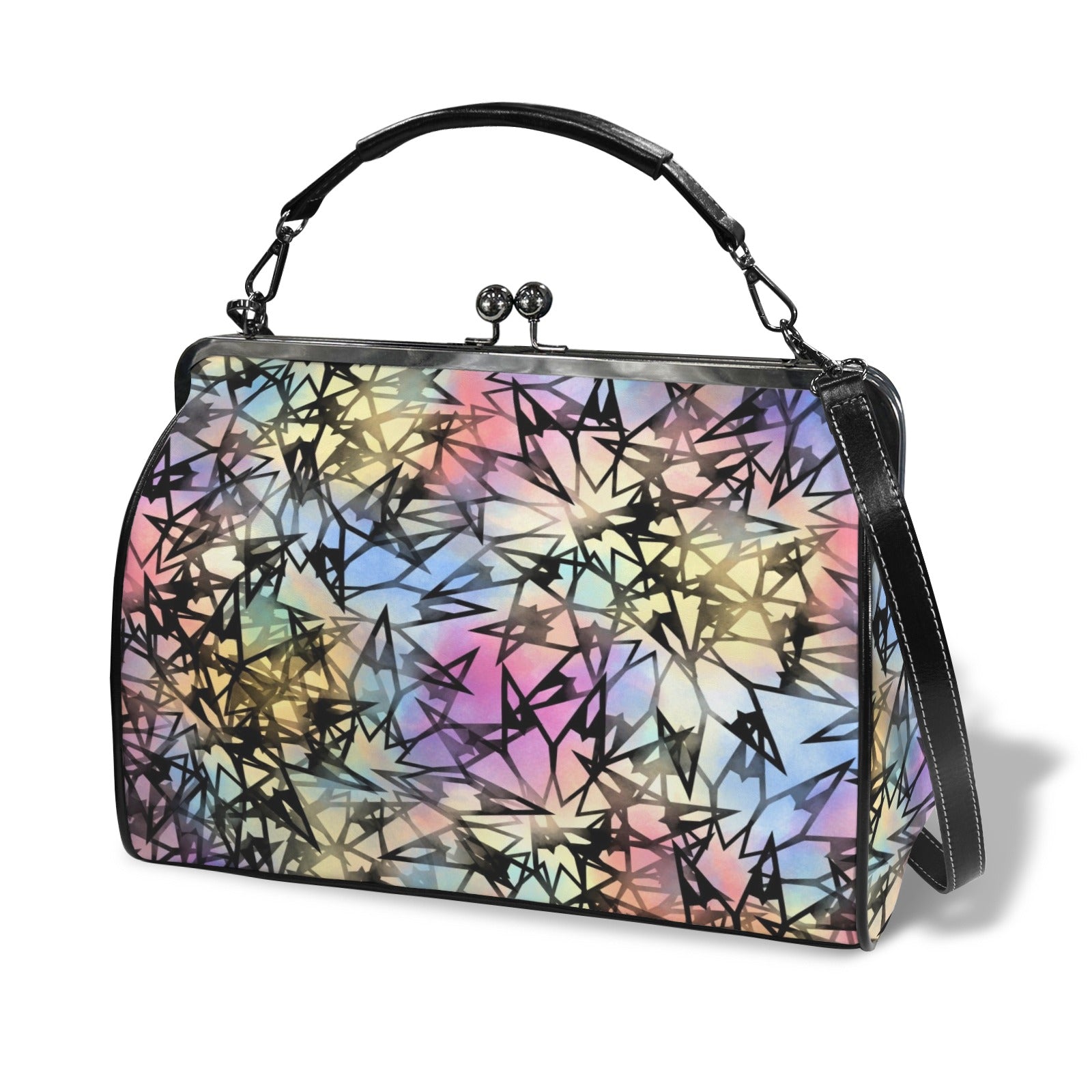 Kisslock Crossbody Shoulder Hand Bag-Large (Model 1752)
