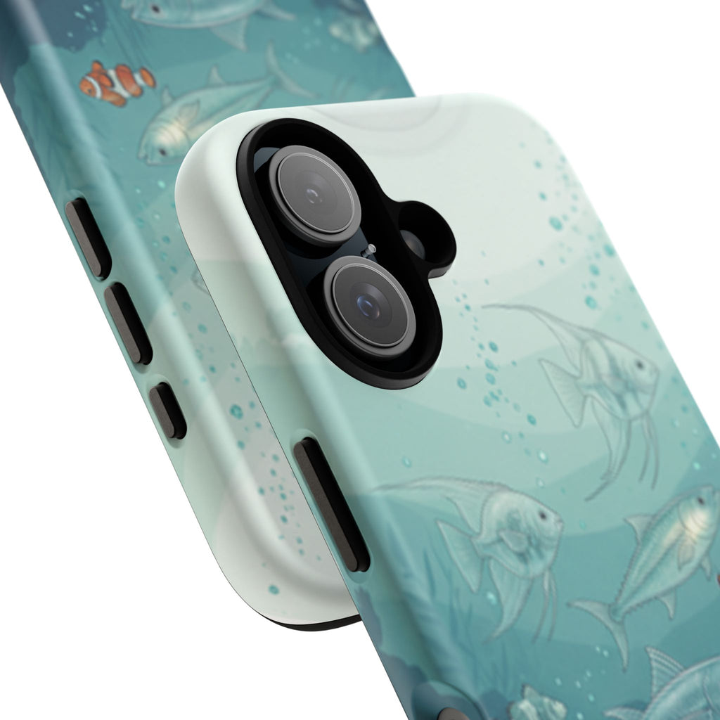 Compatible with iPhone 16 Ocean Fish Phone Case | Tough Case
