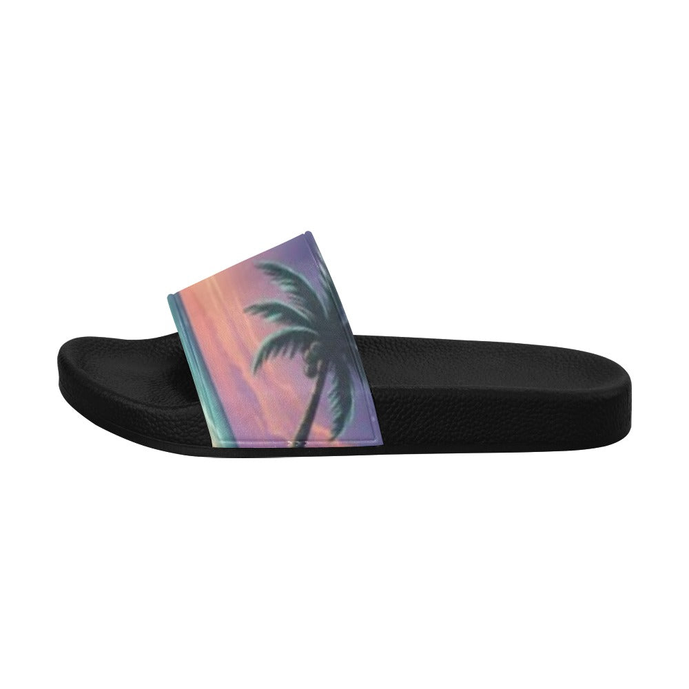 Women's Sunset Palm Beach Slide Sandals(Model 057)
