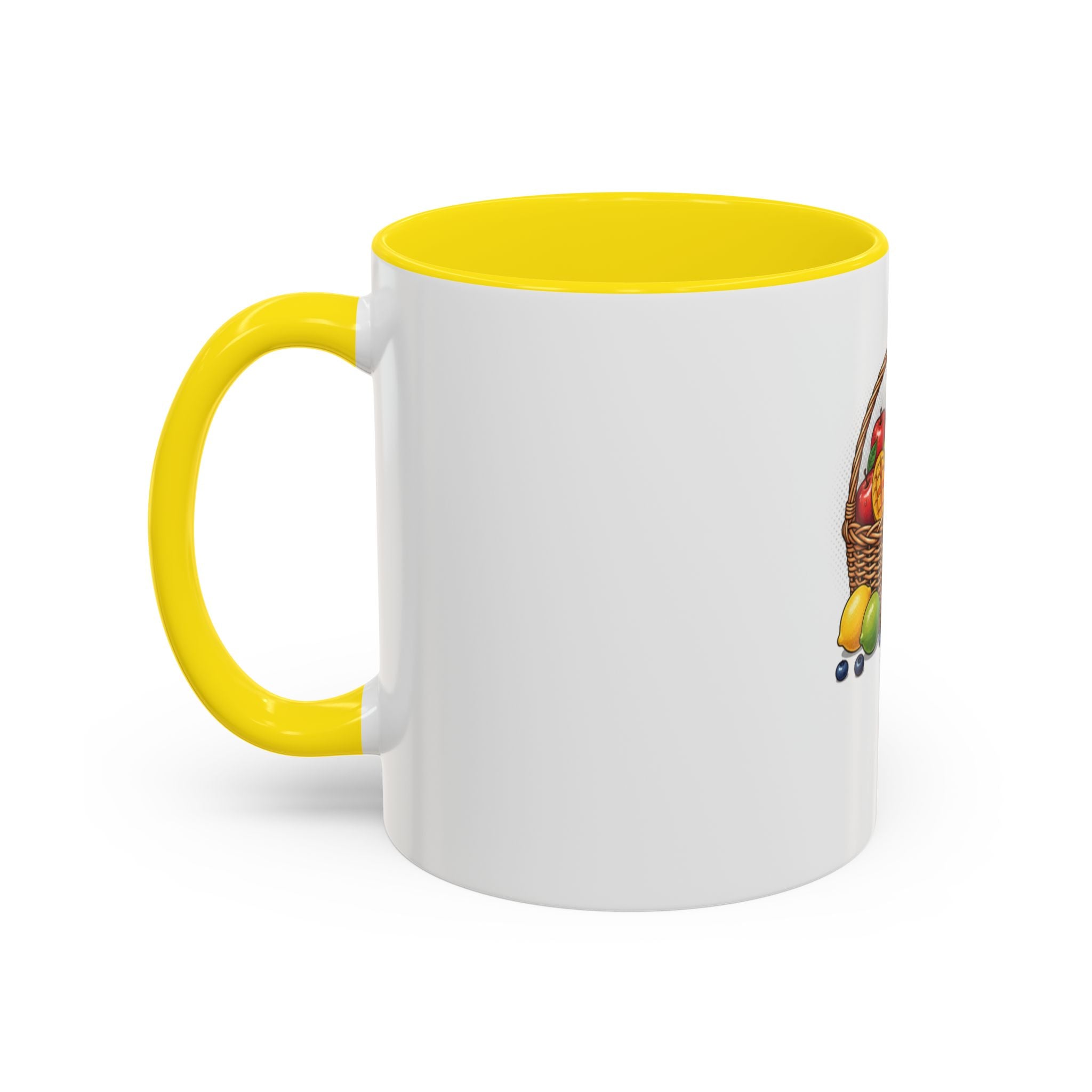 Fruit Basket Mug | Accent Coffee Mug, 11oz or 15oz