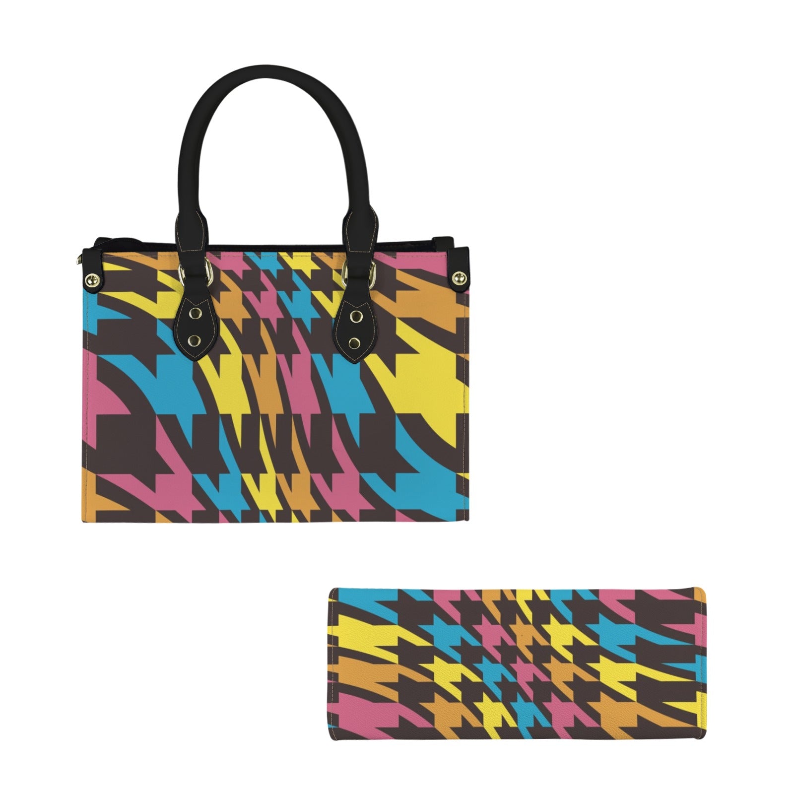 Colorful Abstract Geometric Custom Women's Handbag-Small (Model 1747)