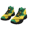 Jamaican Flag Women's High-Top Outdoor Chunky Sneakers