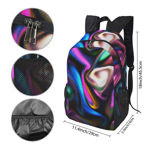 Blurred Background Abstract Pattern Adult Casual Backpack (Model 1754)