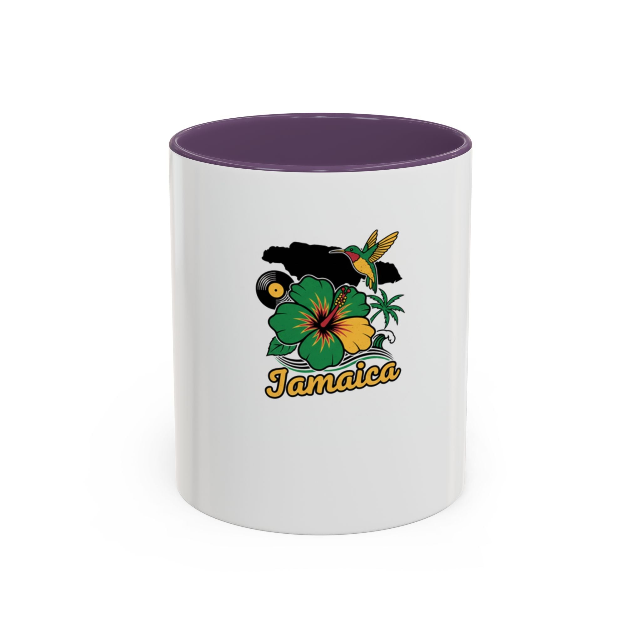 Jamaica Hibiscus & Palm Mug | Accent Coffee Mug
